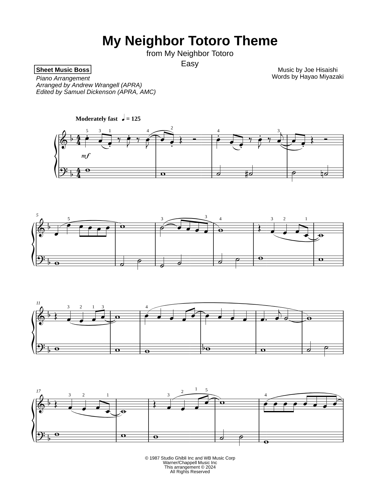 My Neighbor Totoro Theme [easy]