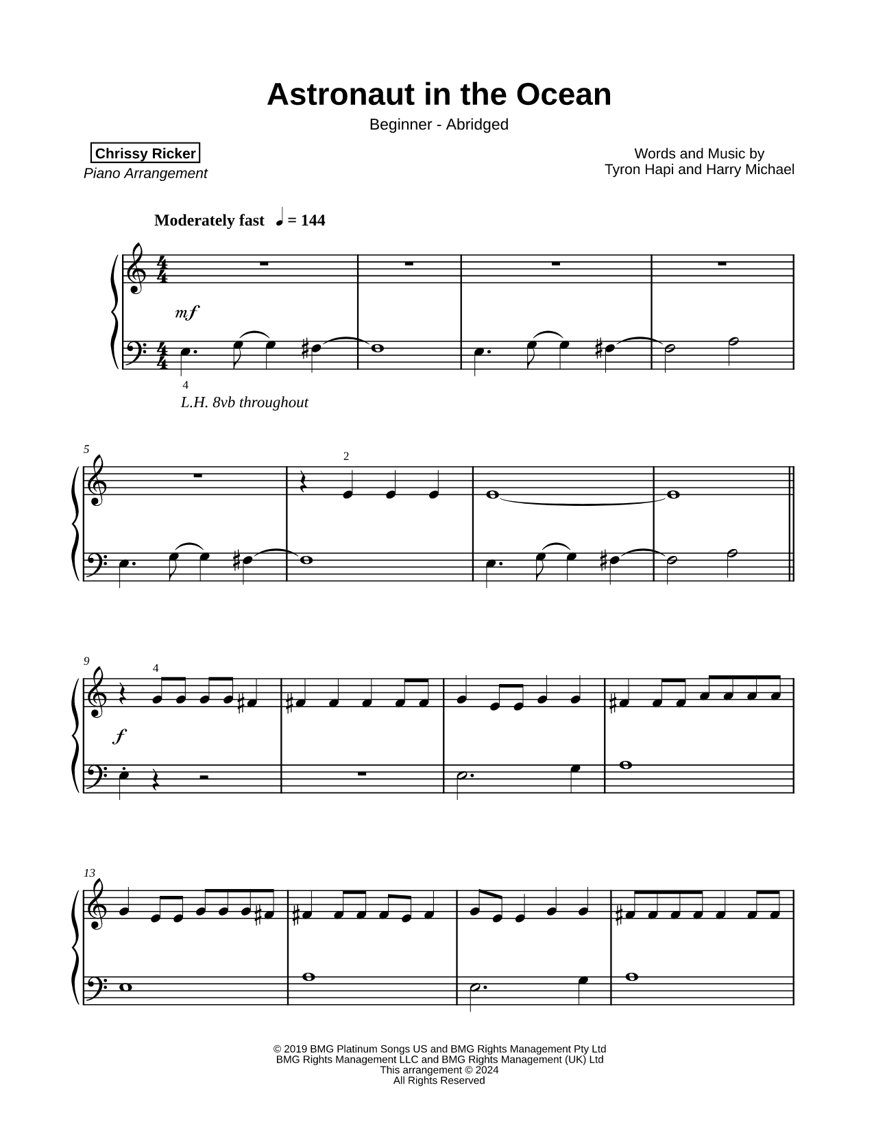 Astronaut in the Ocean [beginner - abridged]