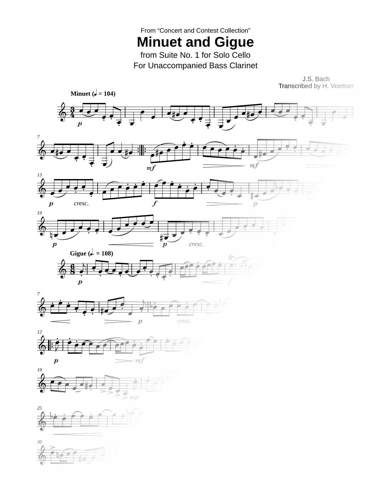 Minuet and Gigue