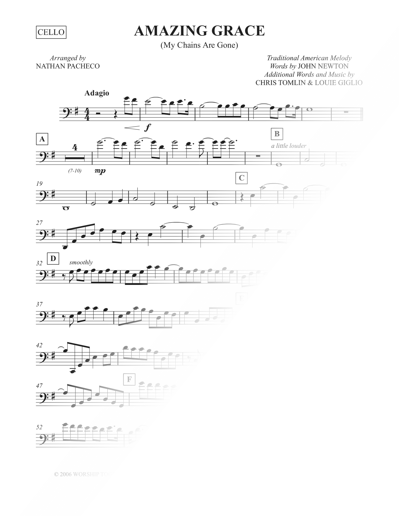 Amazing Grace (My Chains Are Gone)