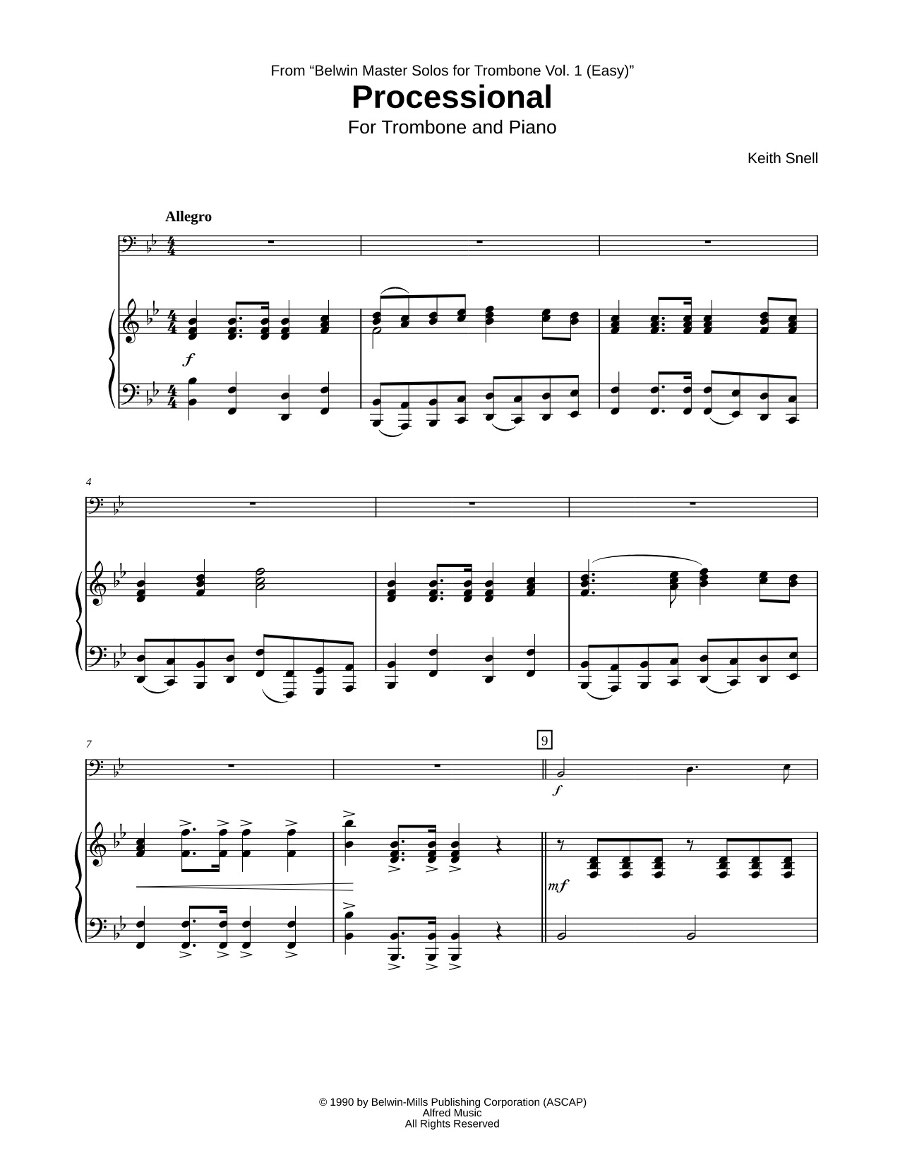 Processional - Trombone & Piano