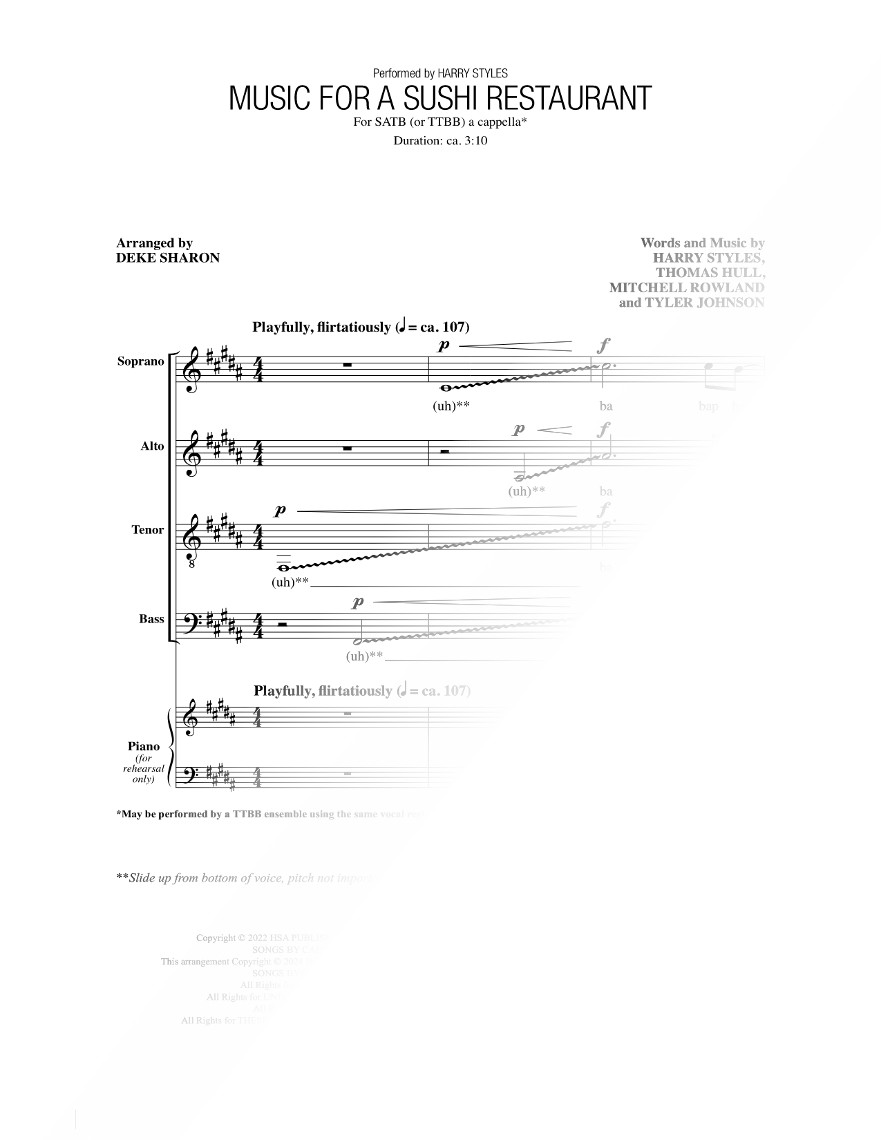 Music for a Sushi Restaurant