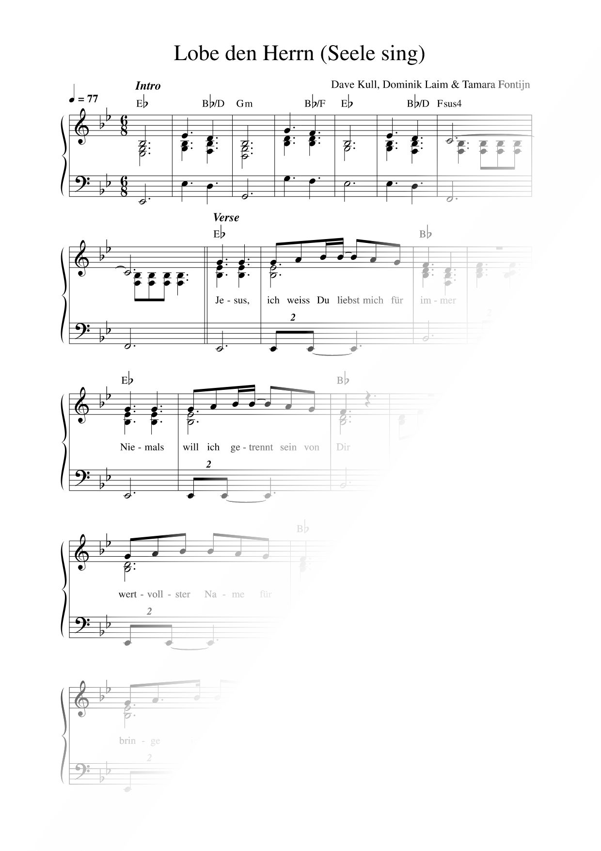 Lobe den Herrn (Seele Sing)