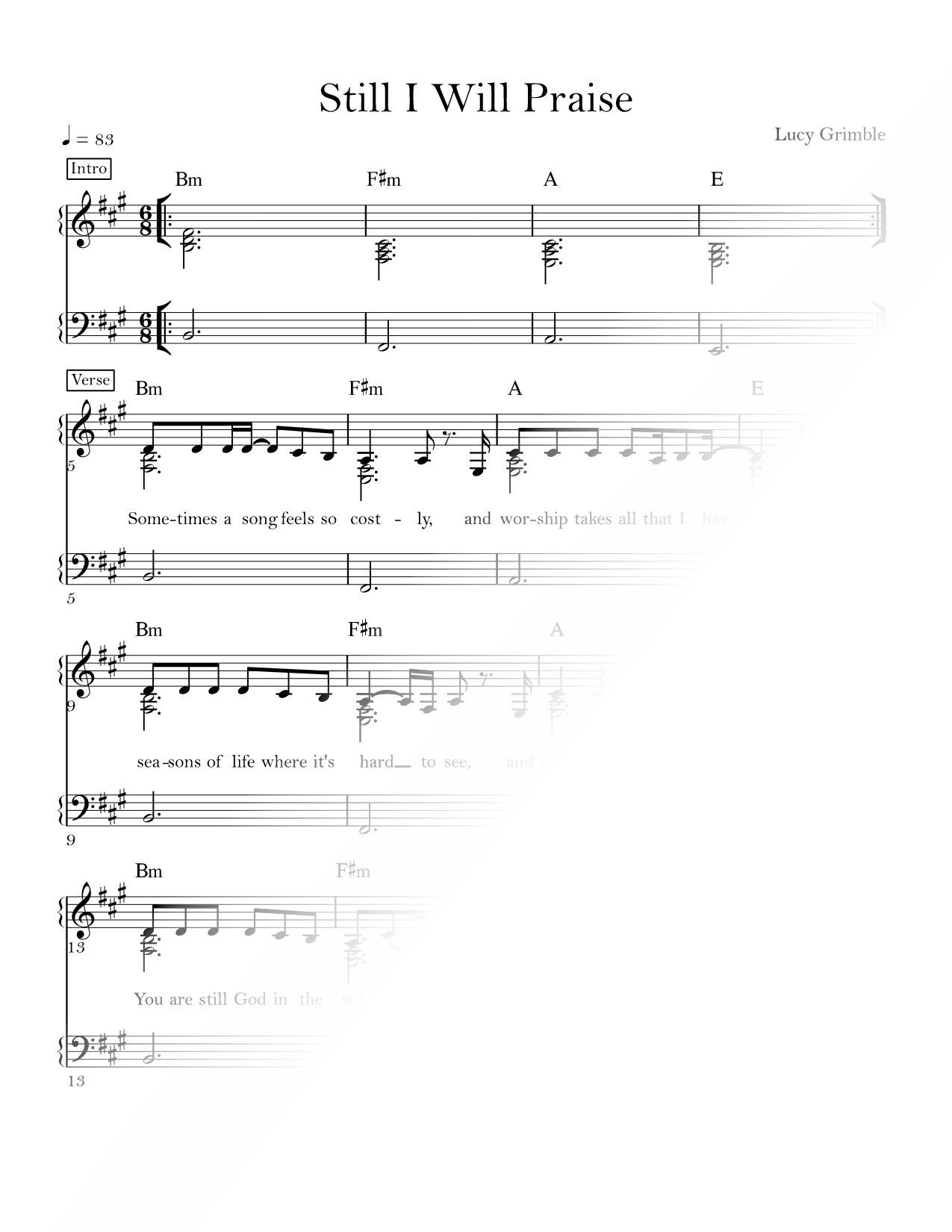 Still I Will Praise