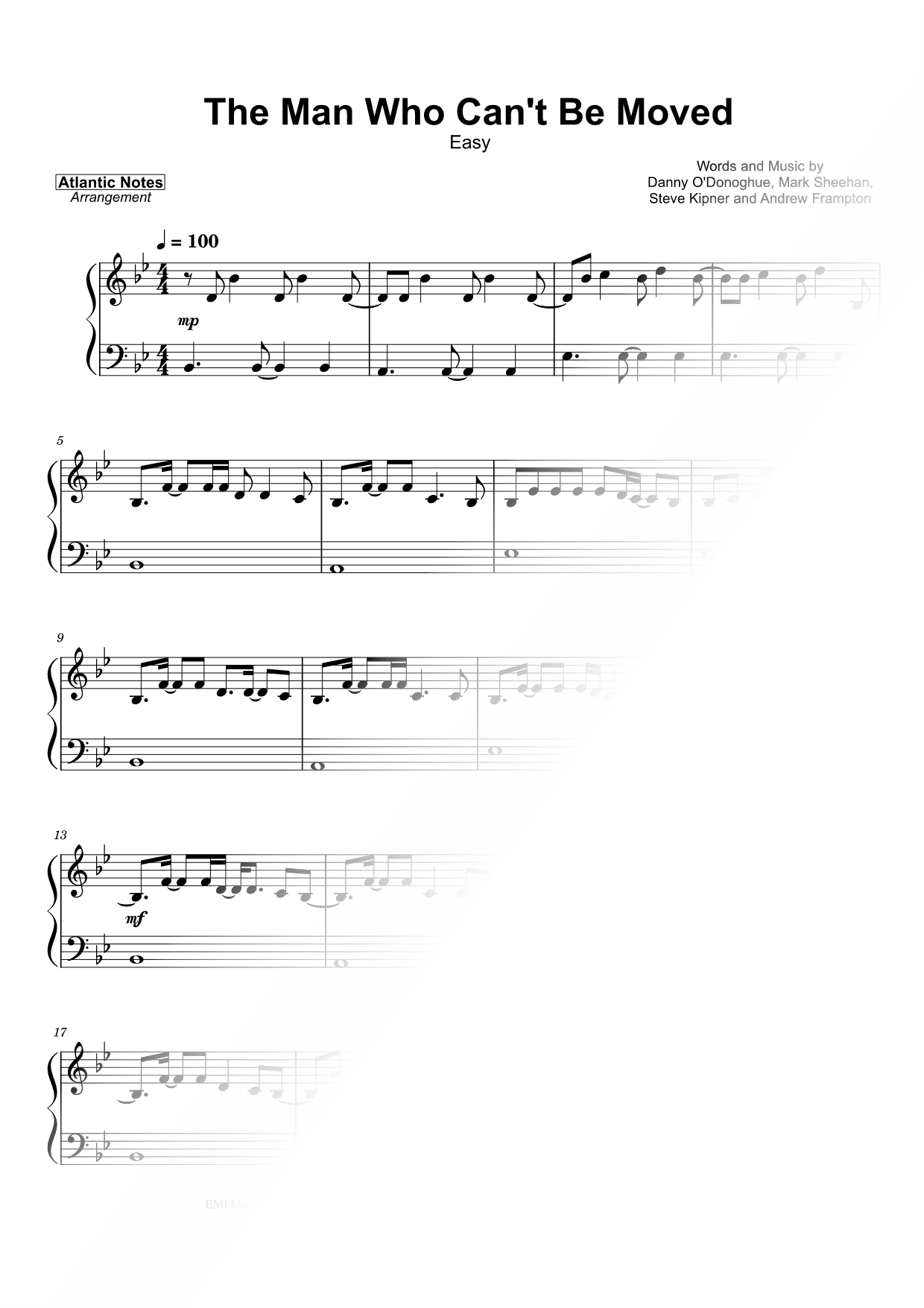 The Man Who Can't Be Moved [easy]