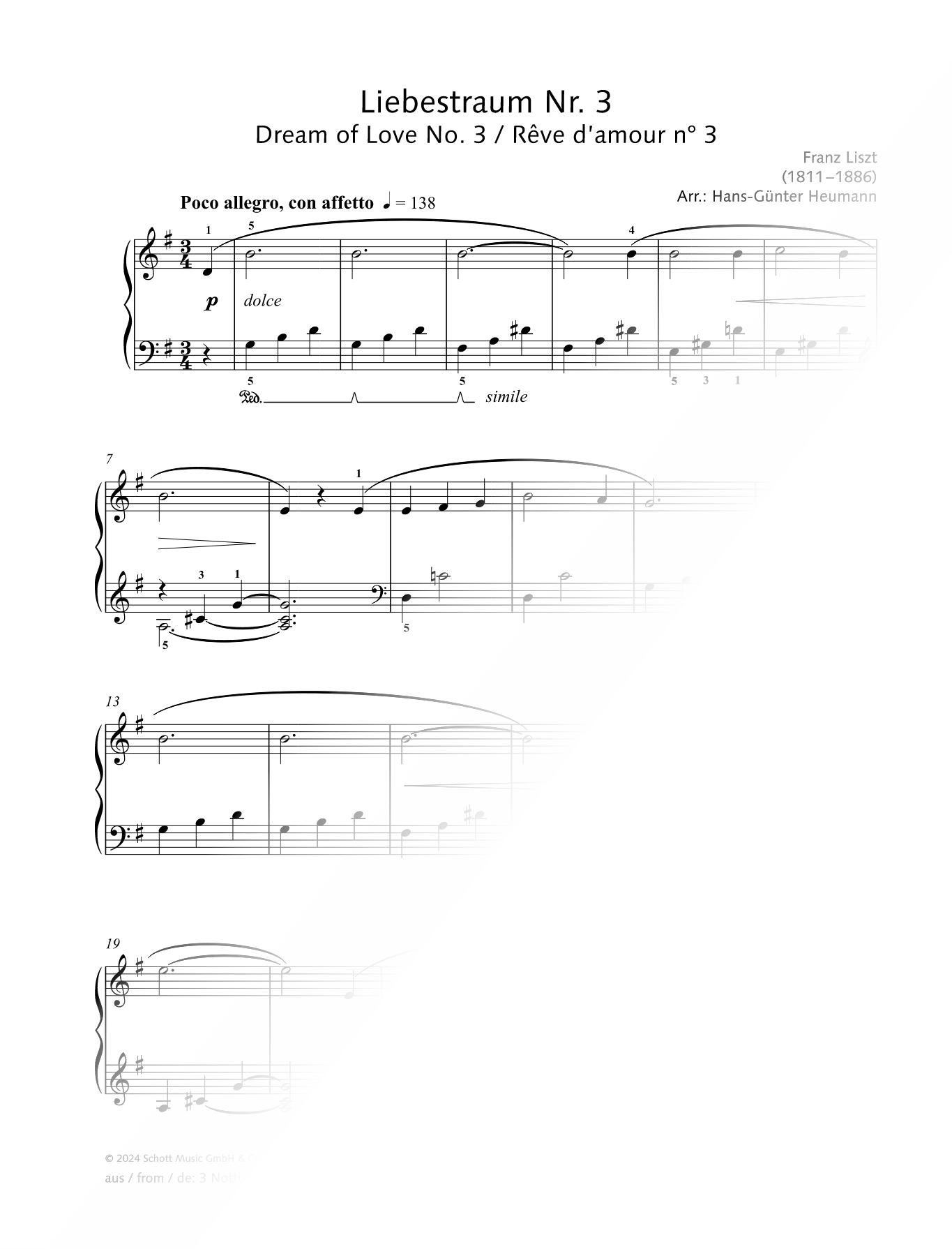 Liebestraum No. 3 - Dream of Love