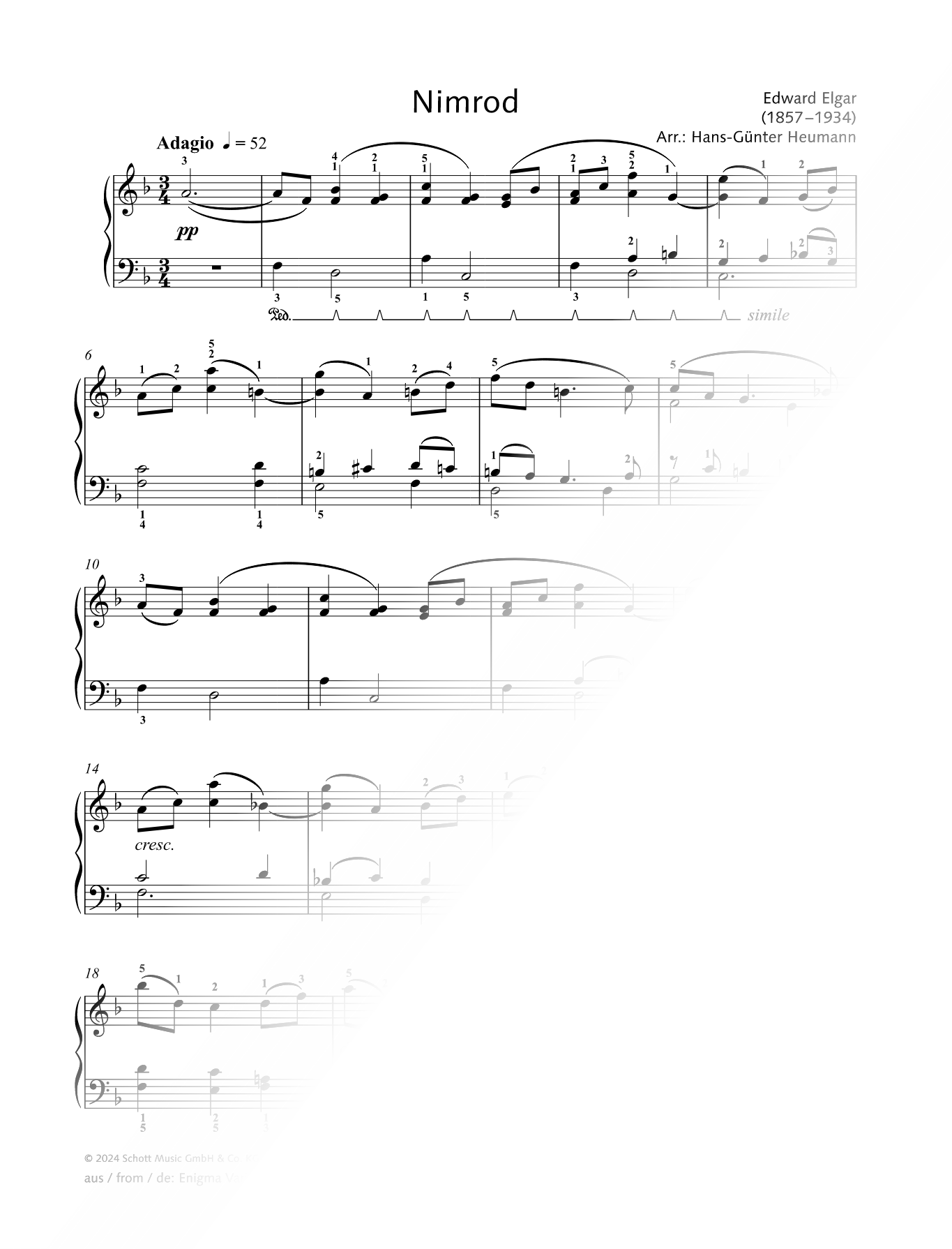 Nimrod from Enigma Variations, Opus 36, No. 9
