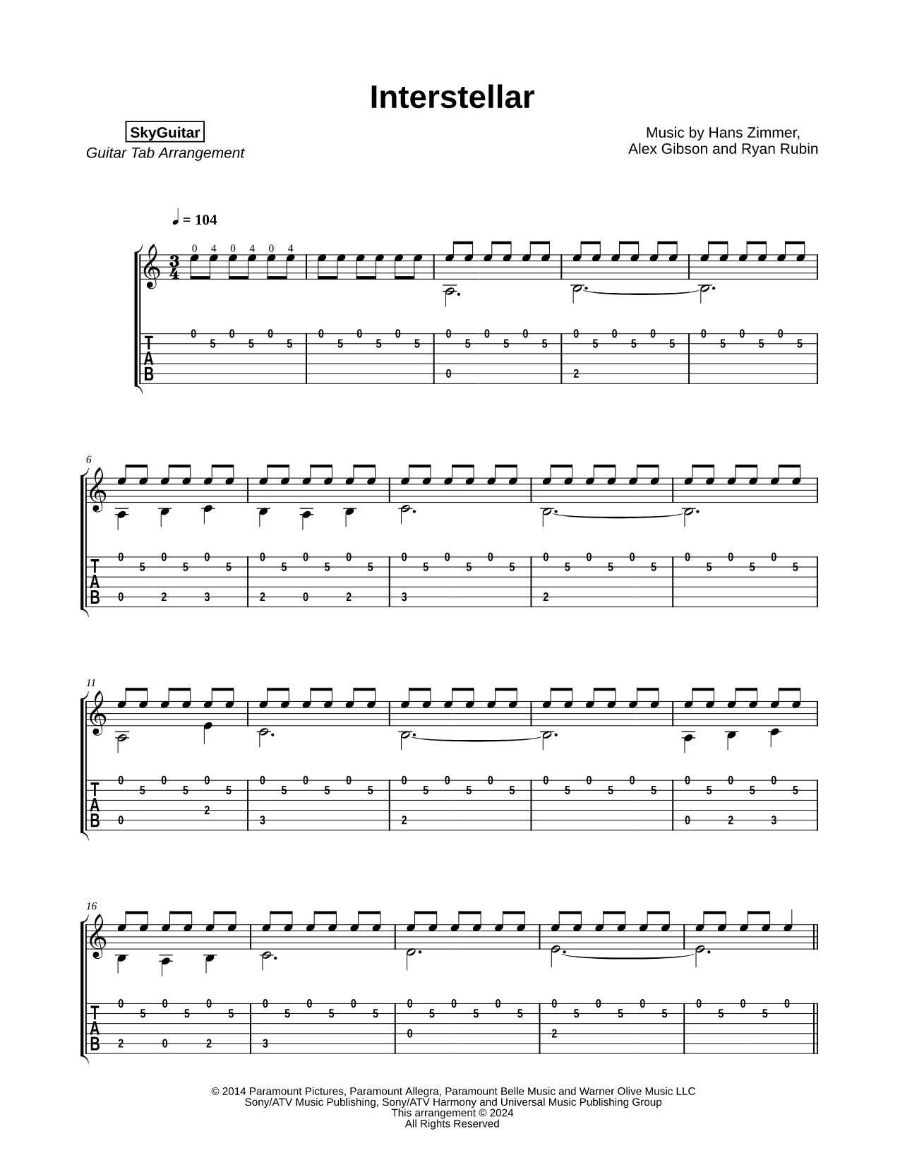 Interstellar (Main Theme)