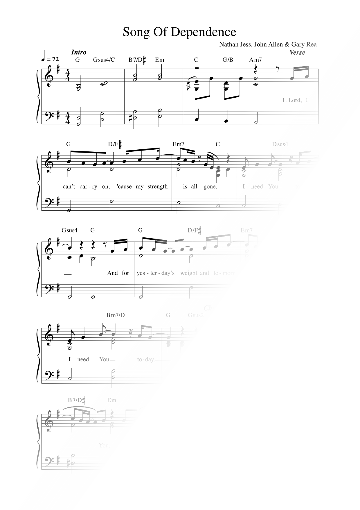 Song of Dependence