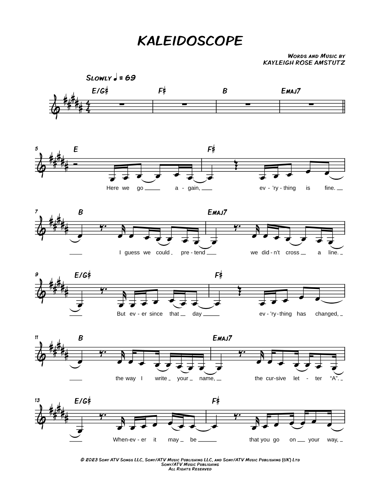 Kaleidoscope - Chappel Roan