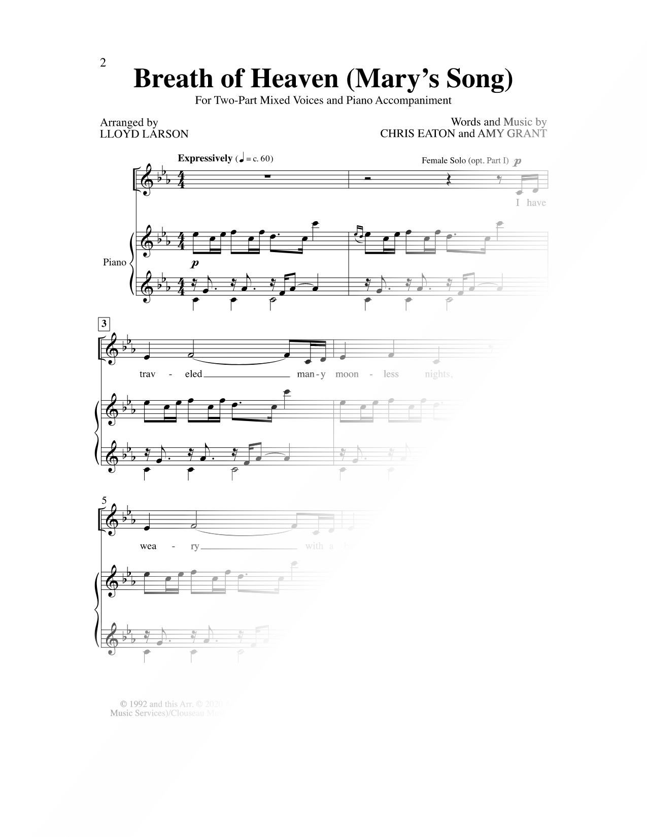 Breath of Heaven (Mary's Song)