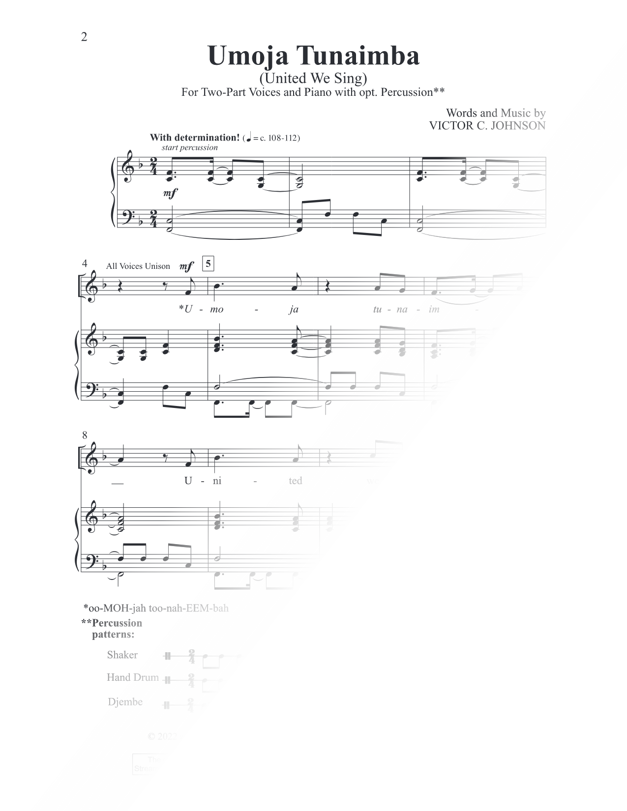 Umoja Tunaimba (United We Sing)