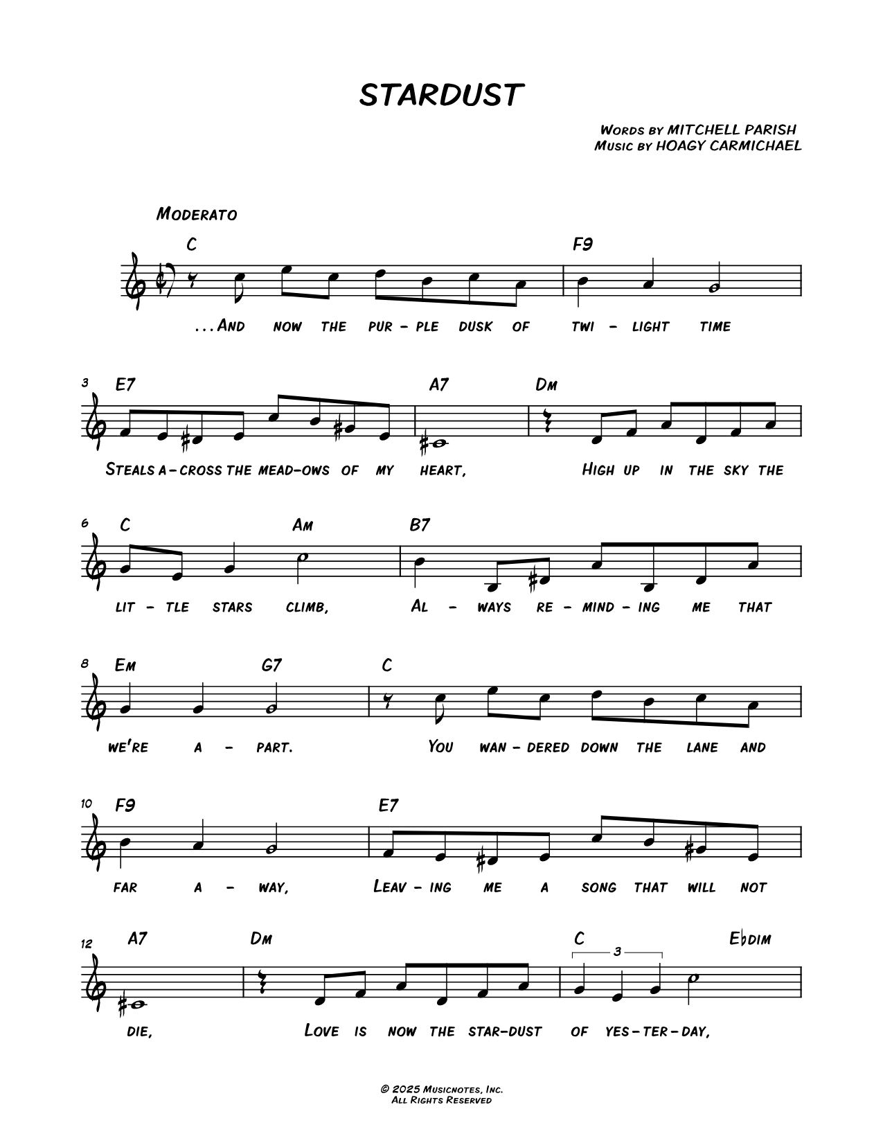 Stardust [full song]