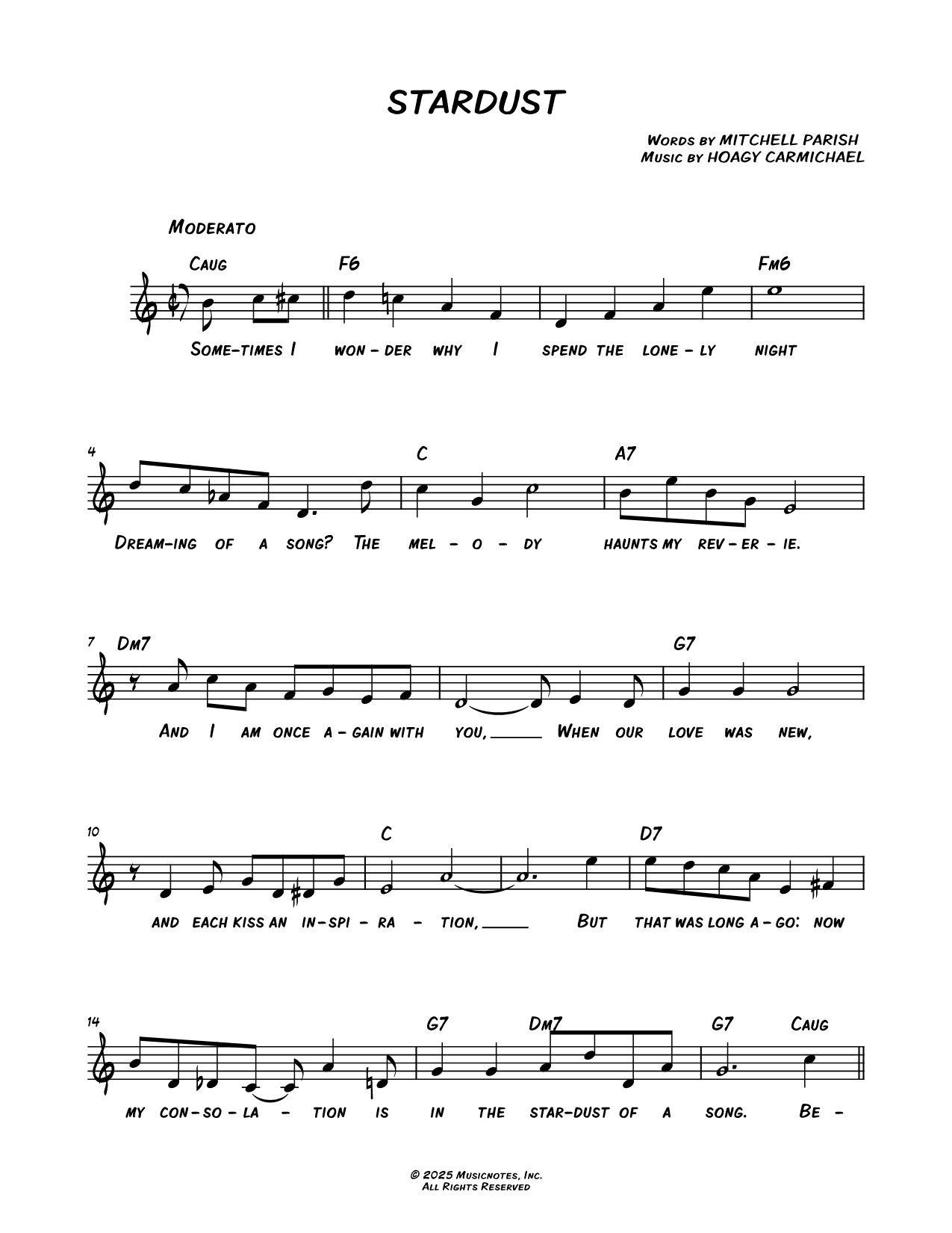 Stardust [chorus only]