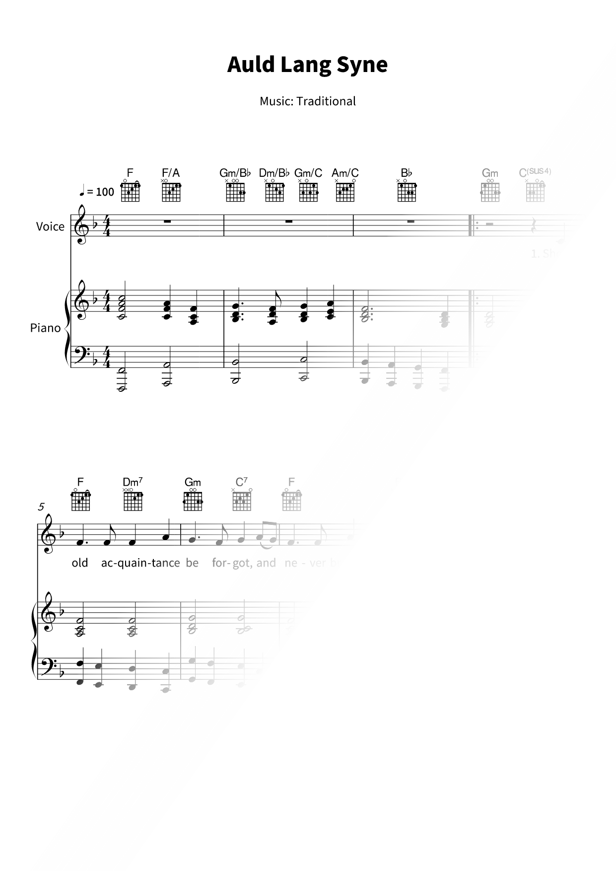 Auld Lang Syne