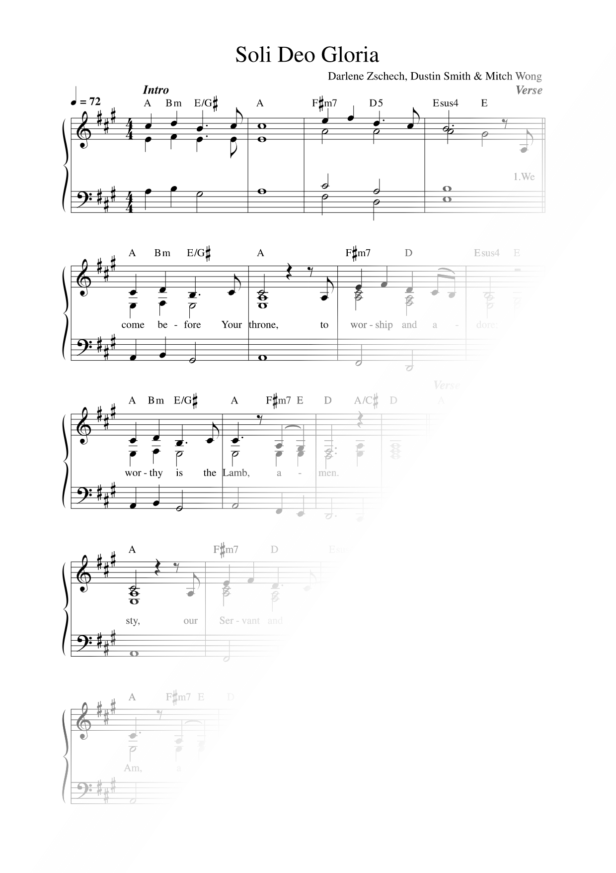 Soli Deo Gloria