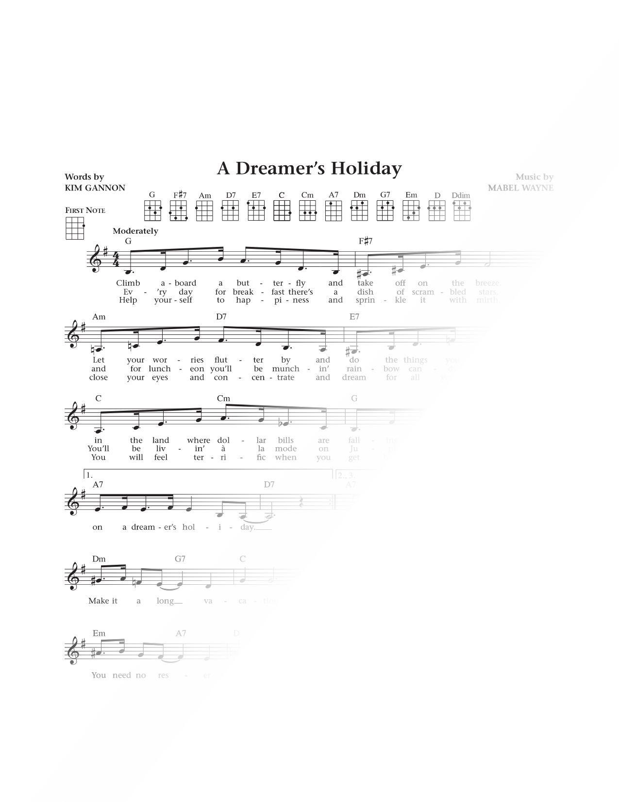 A Dreamer's Holiday