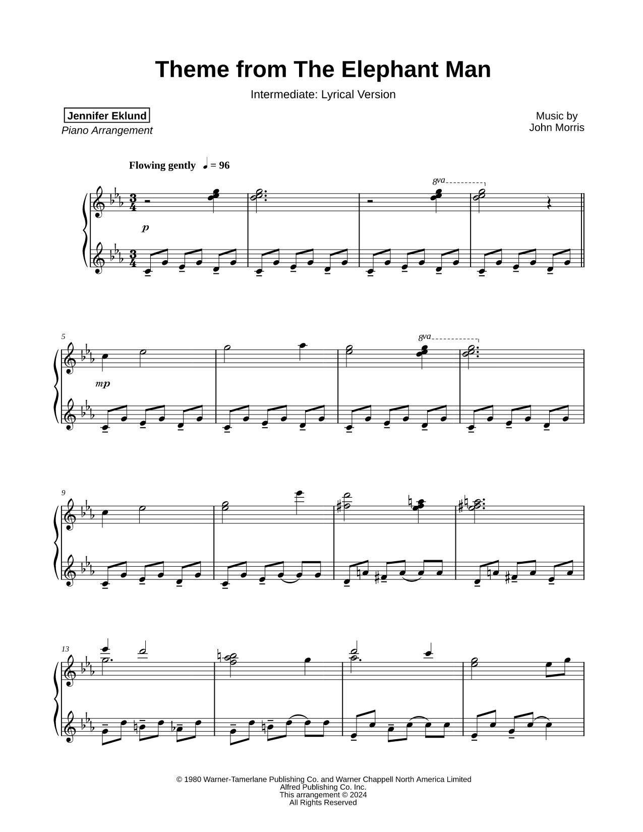 Theme from the Elephant Man [intermediate - lyrical]
