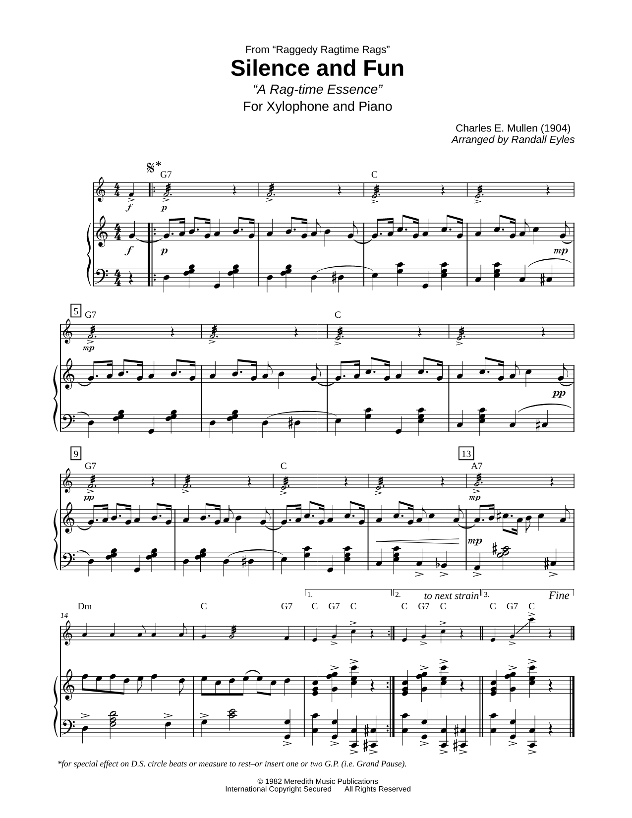 Silence and Fun - Xylophone & Piano