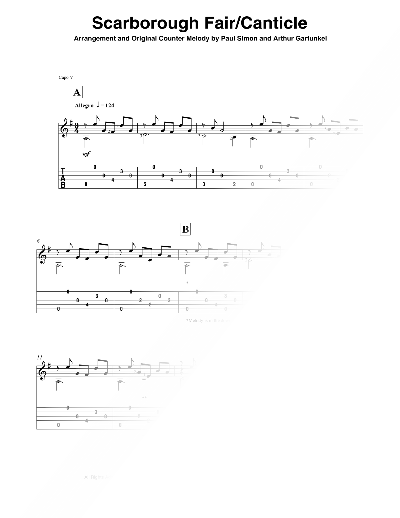 Scarborough Fair / Canticle