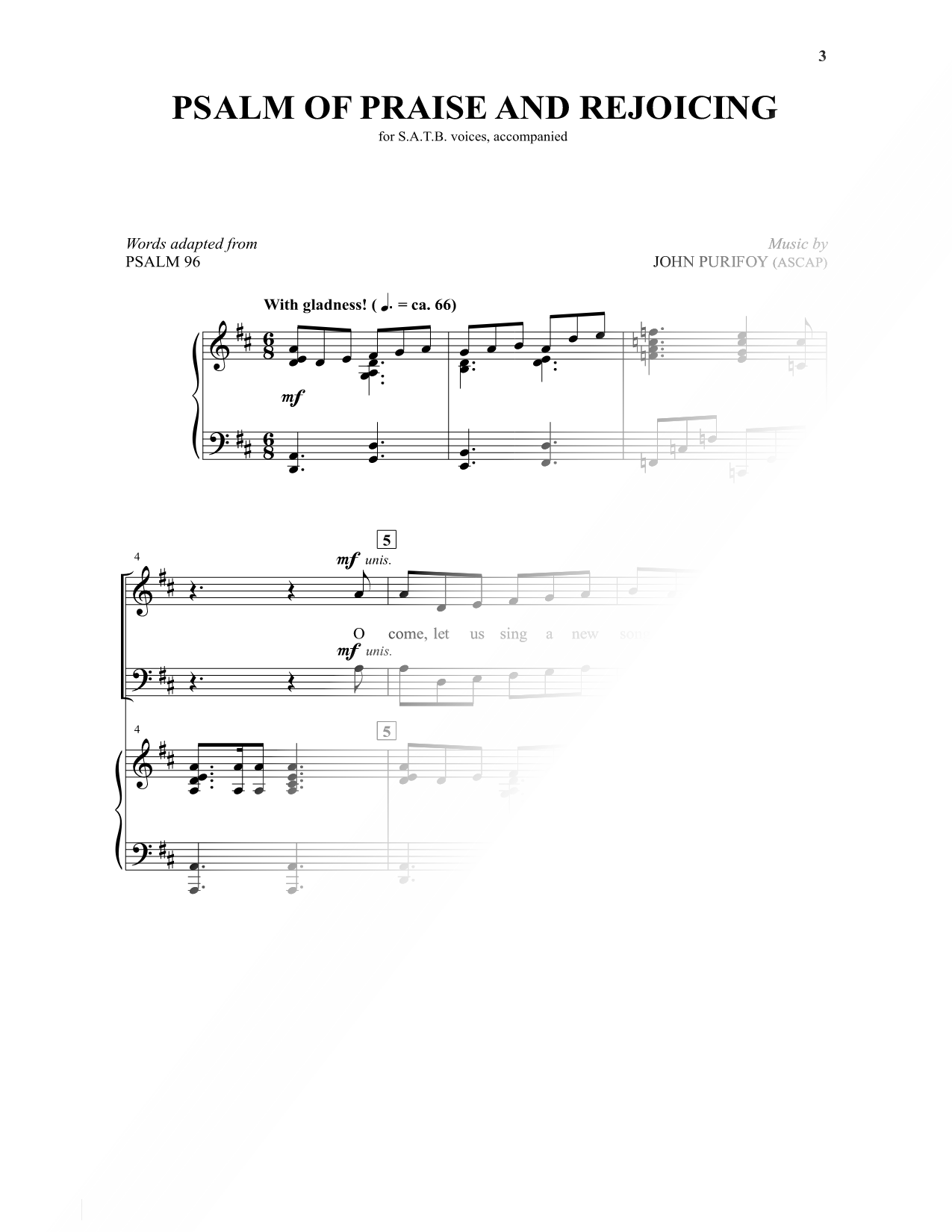 Psalm of Praise and Rejoicing