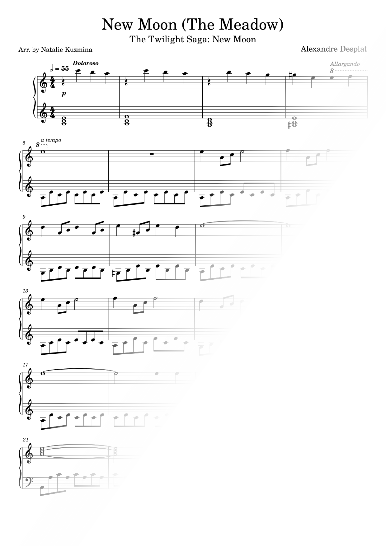 New Moon (The Meadow) [easy]