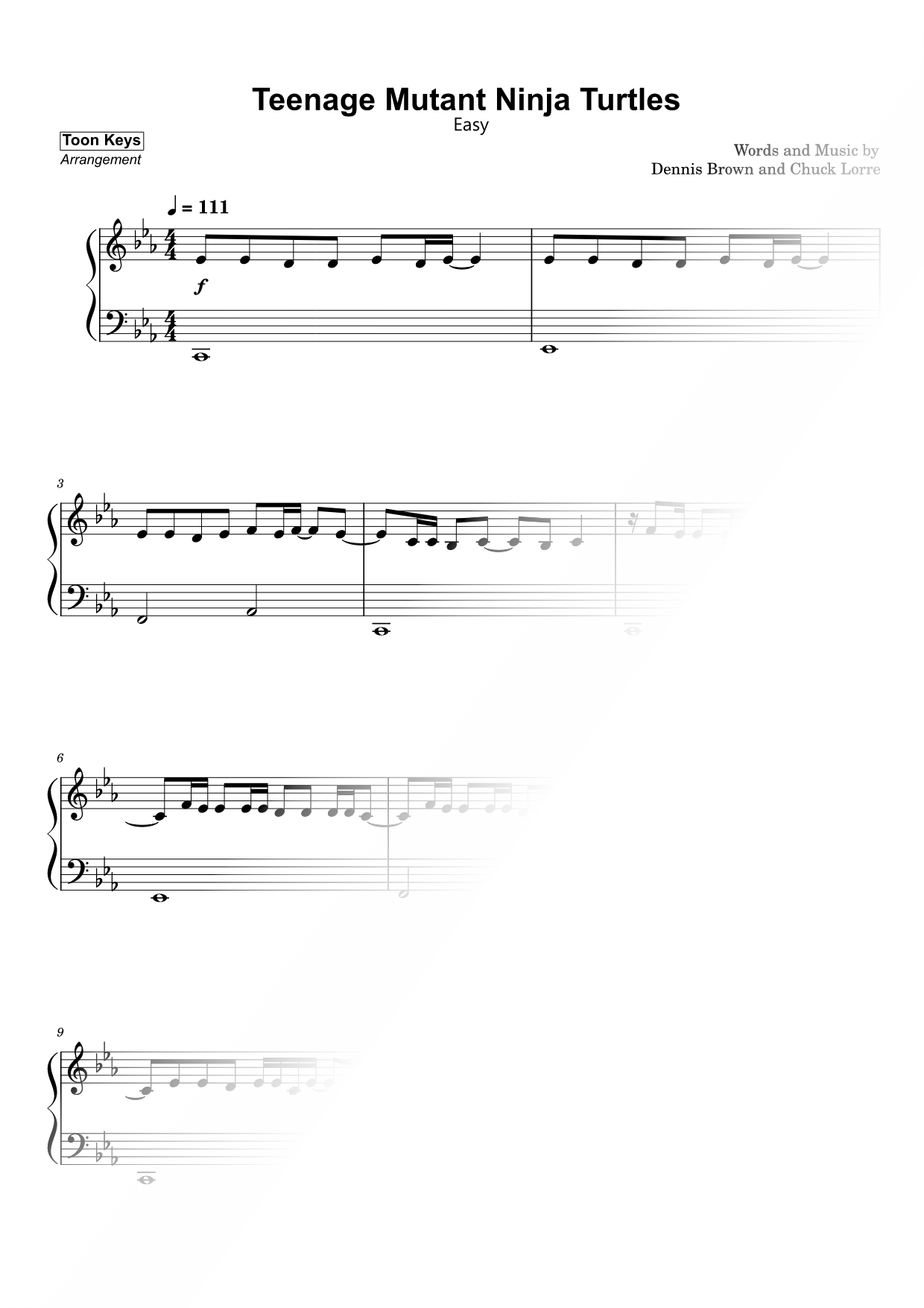 Teenage Mutant Ninja Turtles [easy]