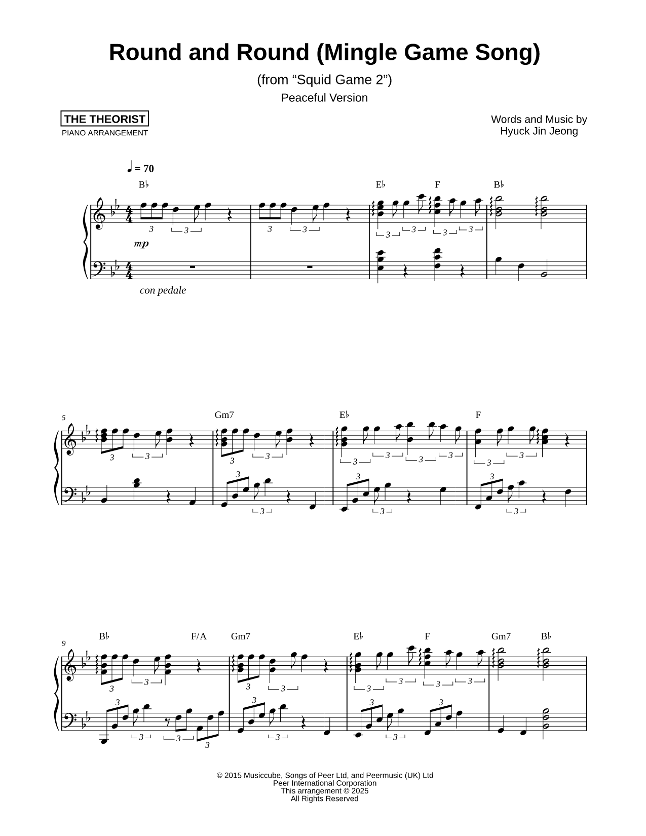 Round and Round (Mingle Game Song) [peaceful version]