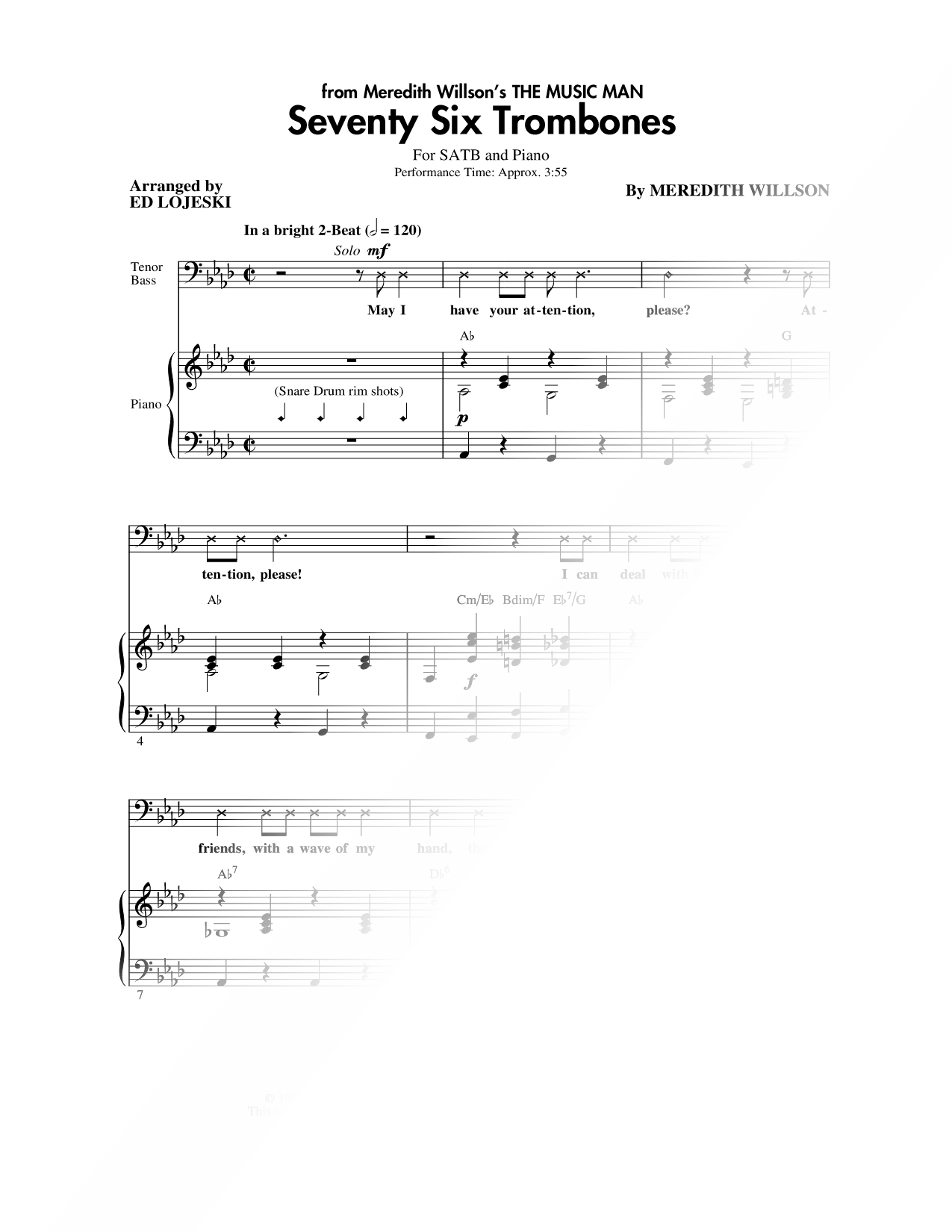 Seventy Six Trombones