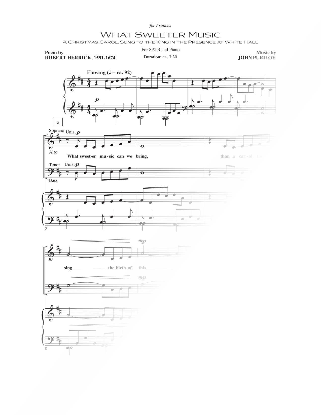 What Sweeter Music