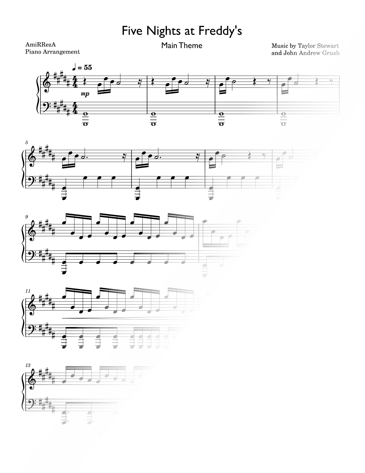 Five Nights at Freddy's Main Theme