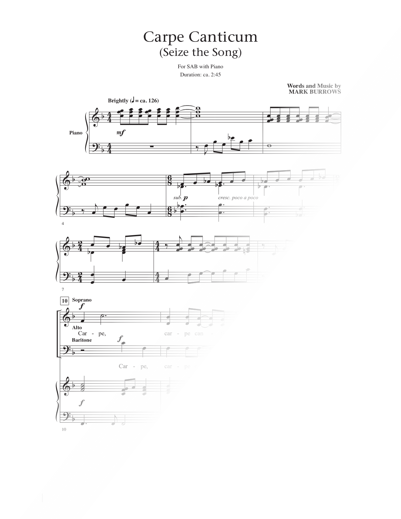 Carpe Canticum
