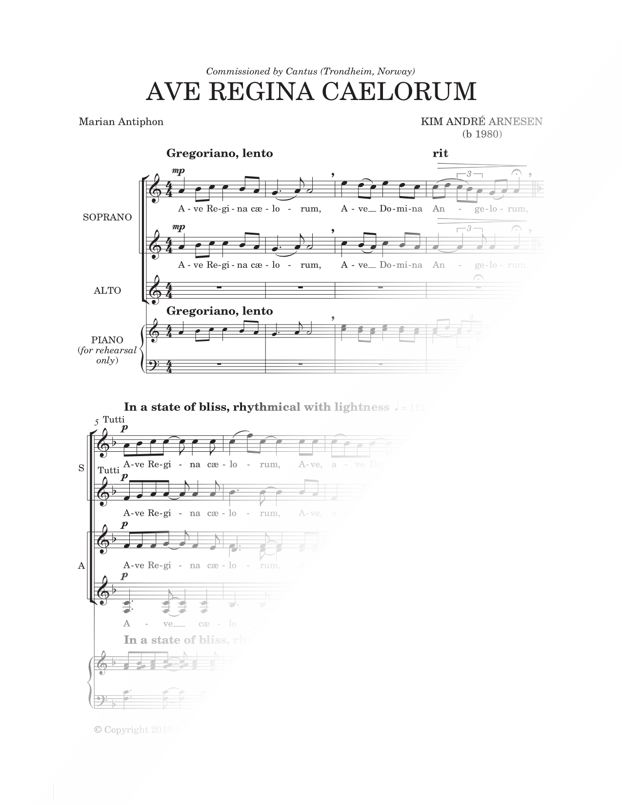 Ave Regina Caelorum