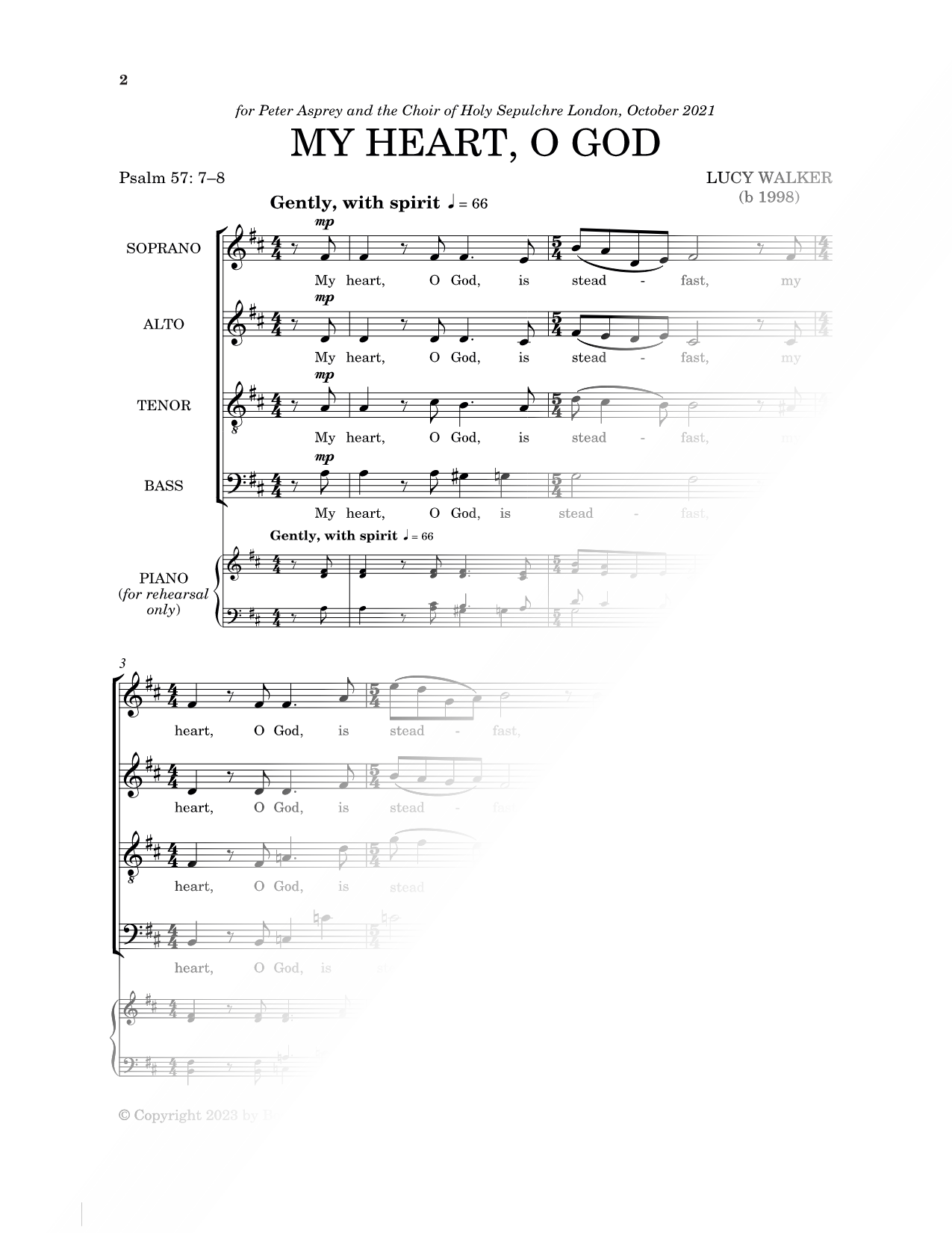 My Heart, O God