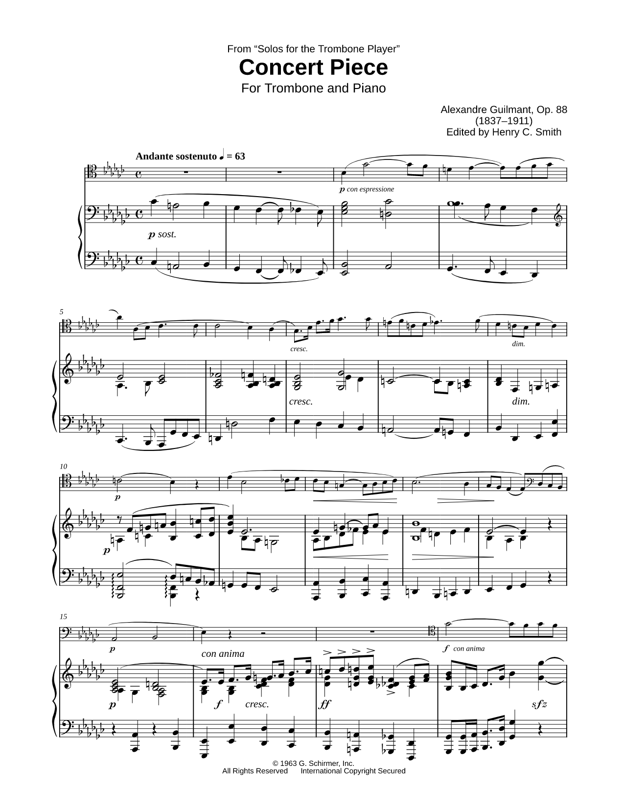 Concert Piece - Piano Accompaniment