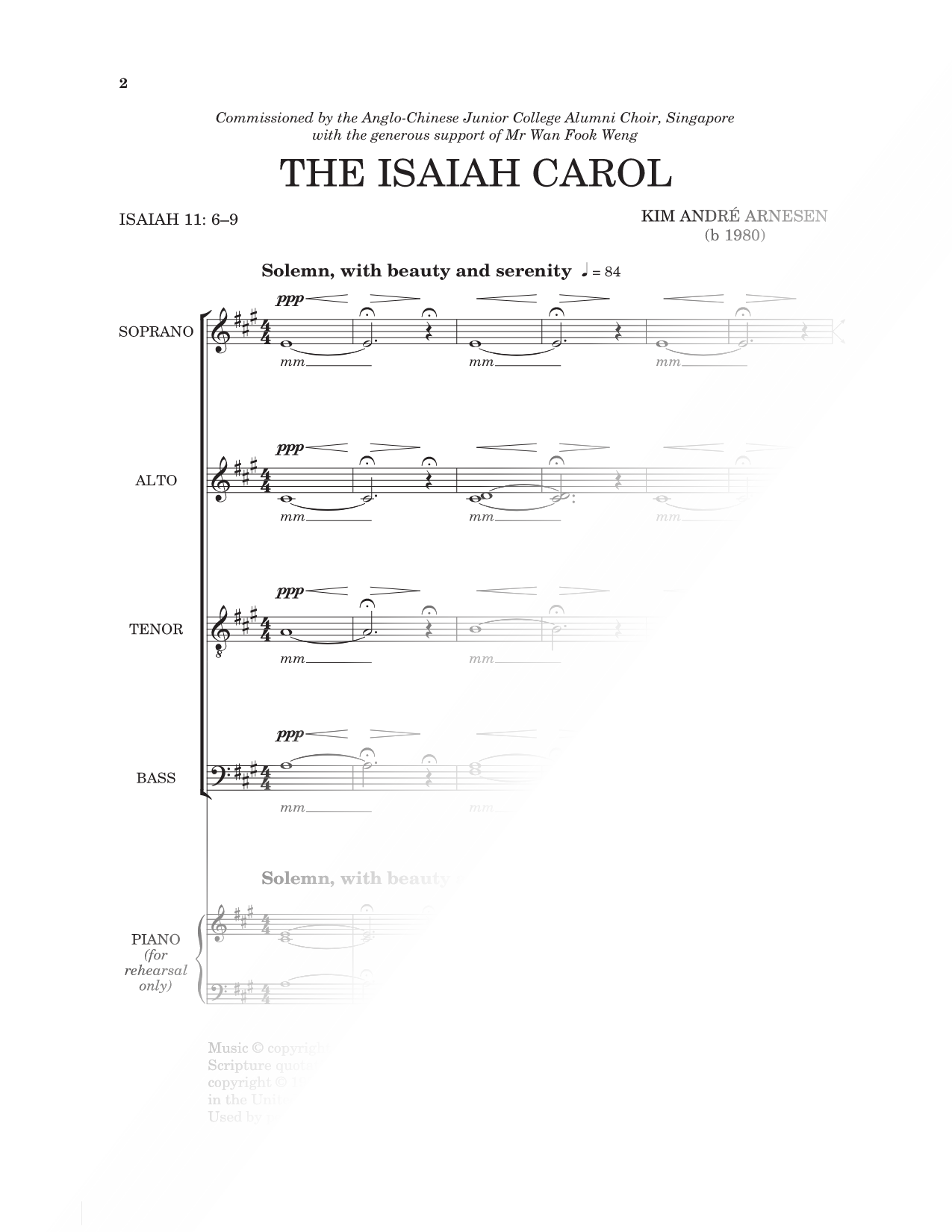 The Isaiah Carol