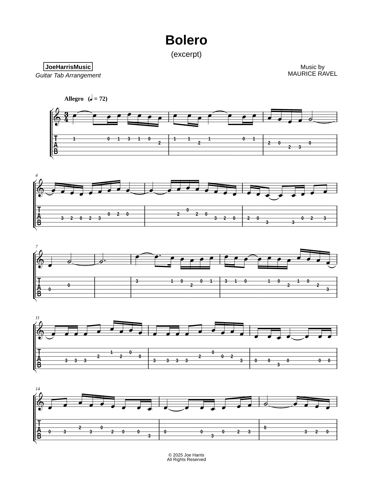 Bolero [excerpt]