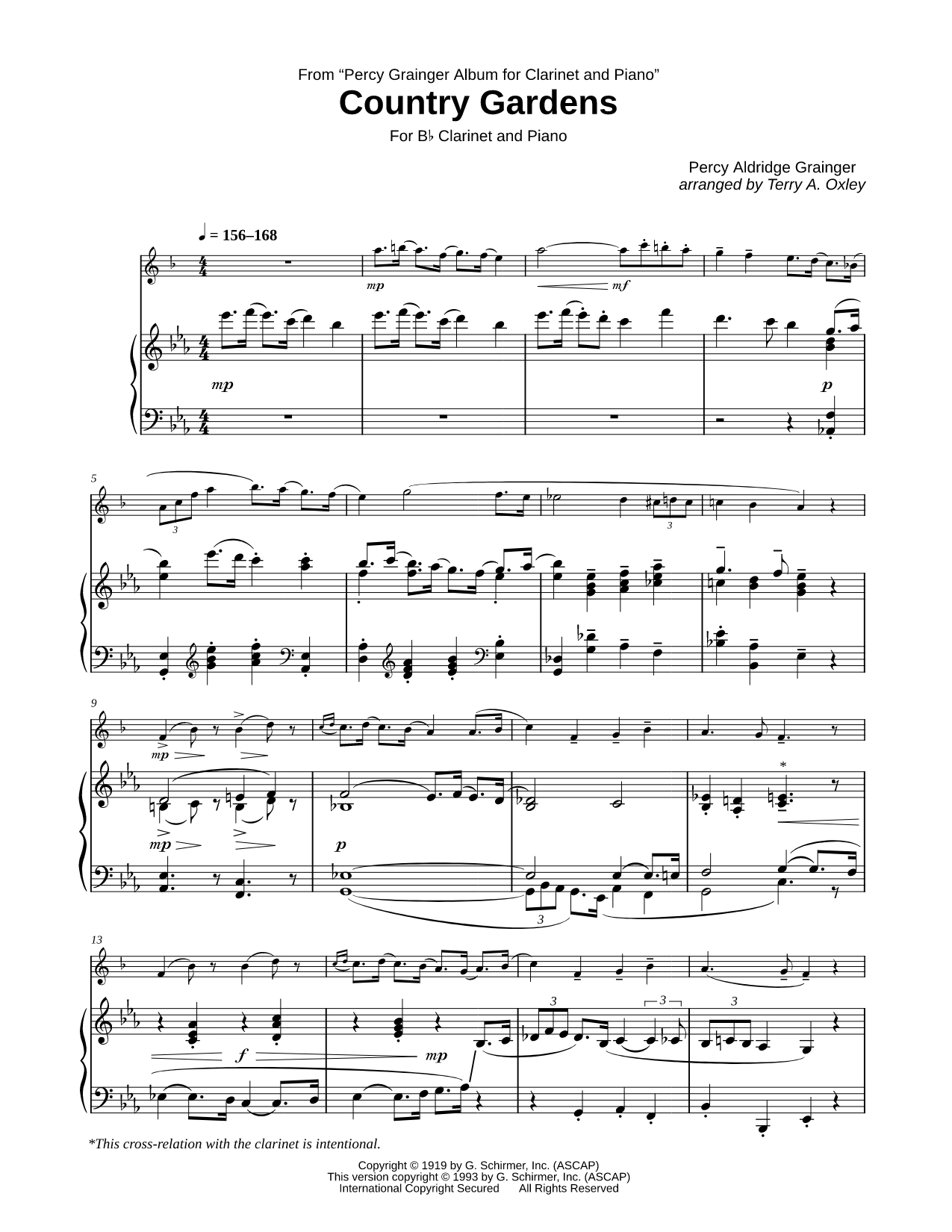 Country Gardens - Piano Accompaniment