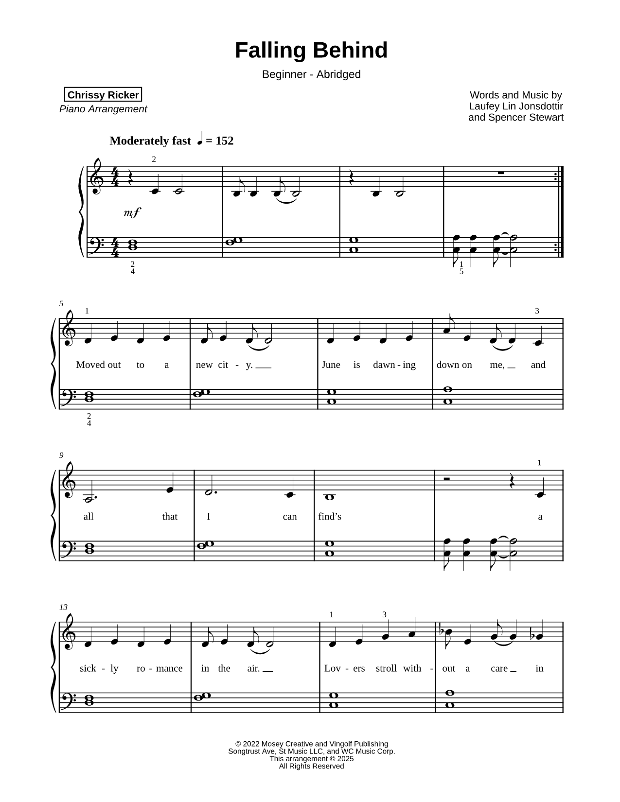 Falling Behind [beginner - abridged]