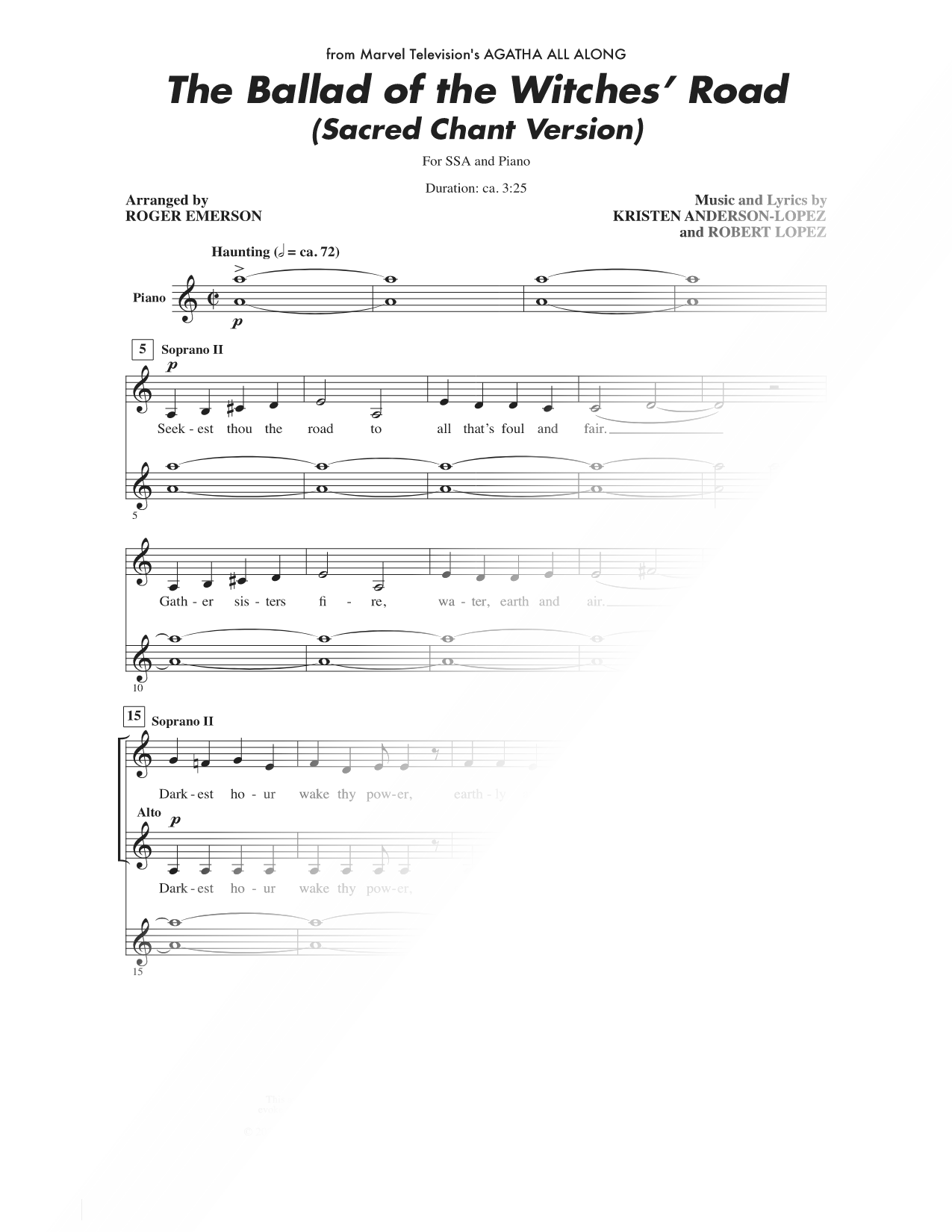 The Ballad of the Witches' Road (Sacred Chant Version)