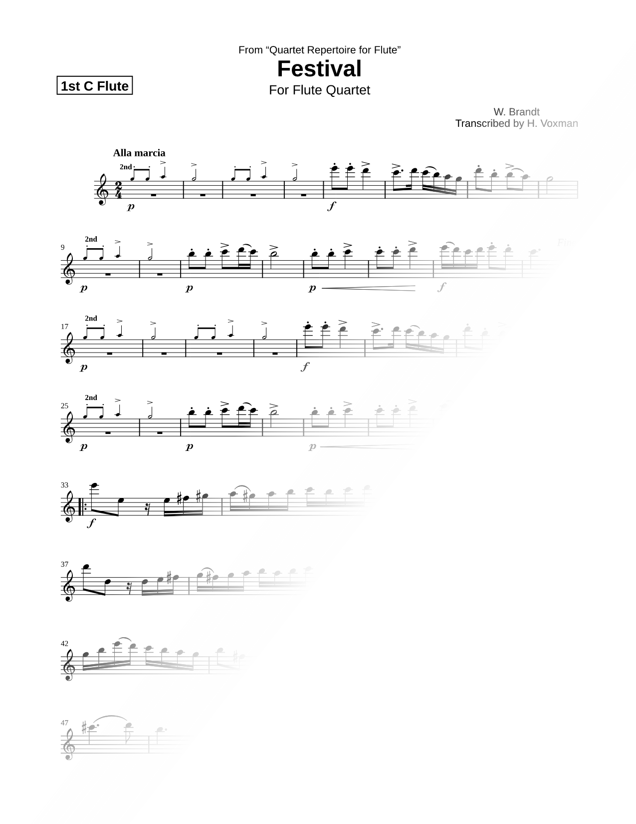 Festival - Flute 1