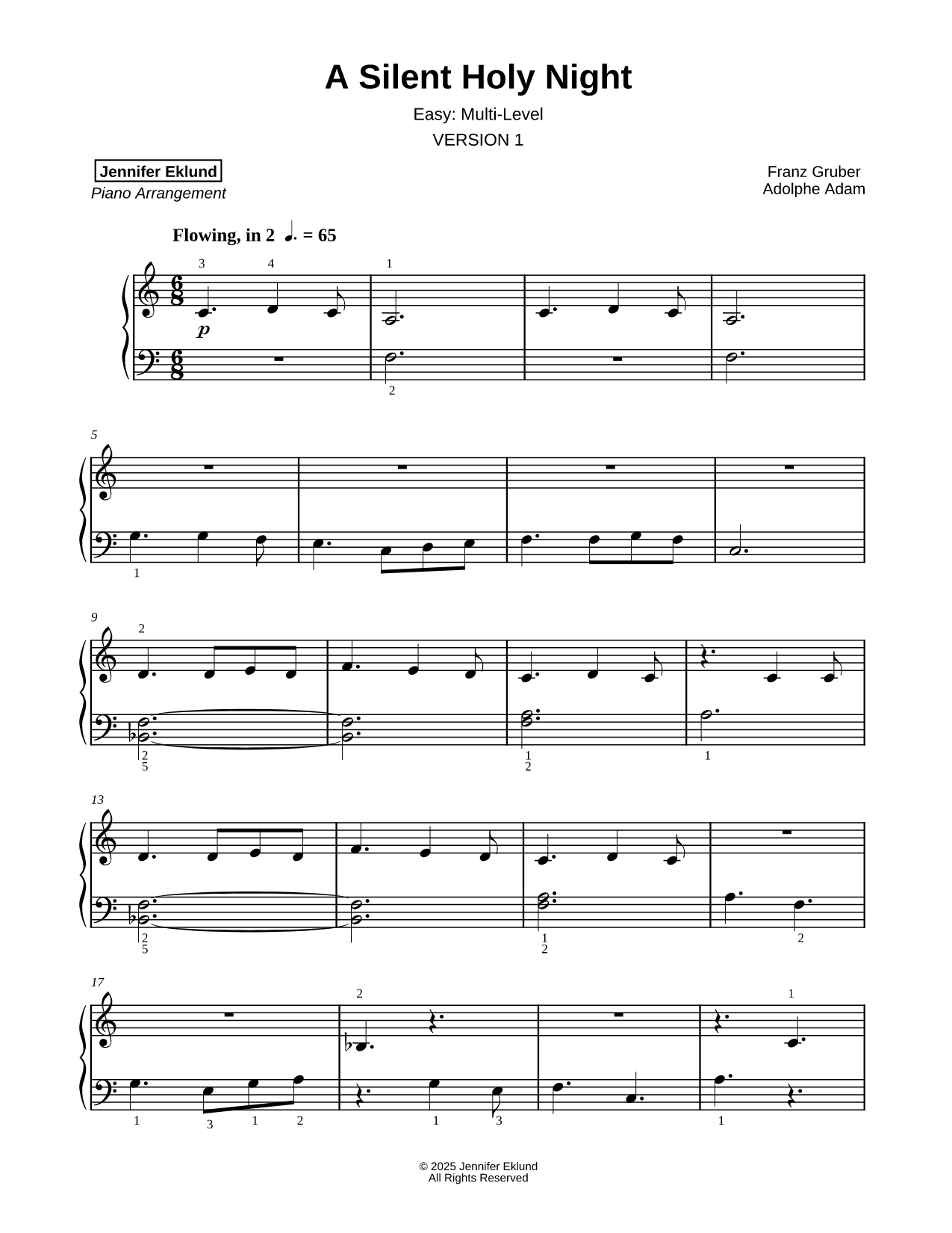 A Silent Holy Night [easy: multi-level]
