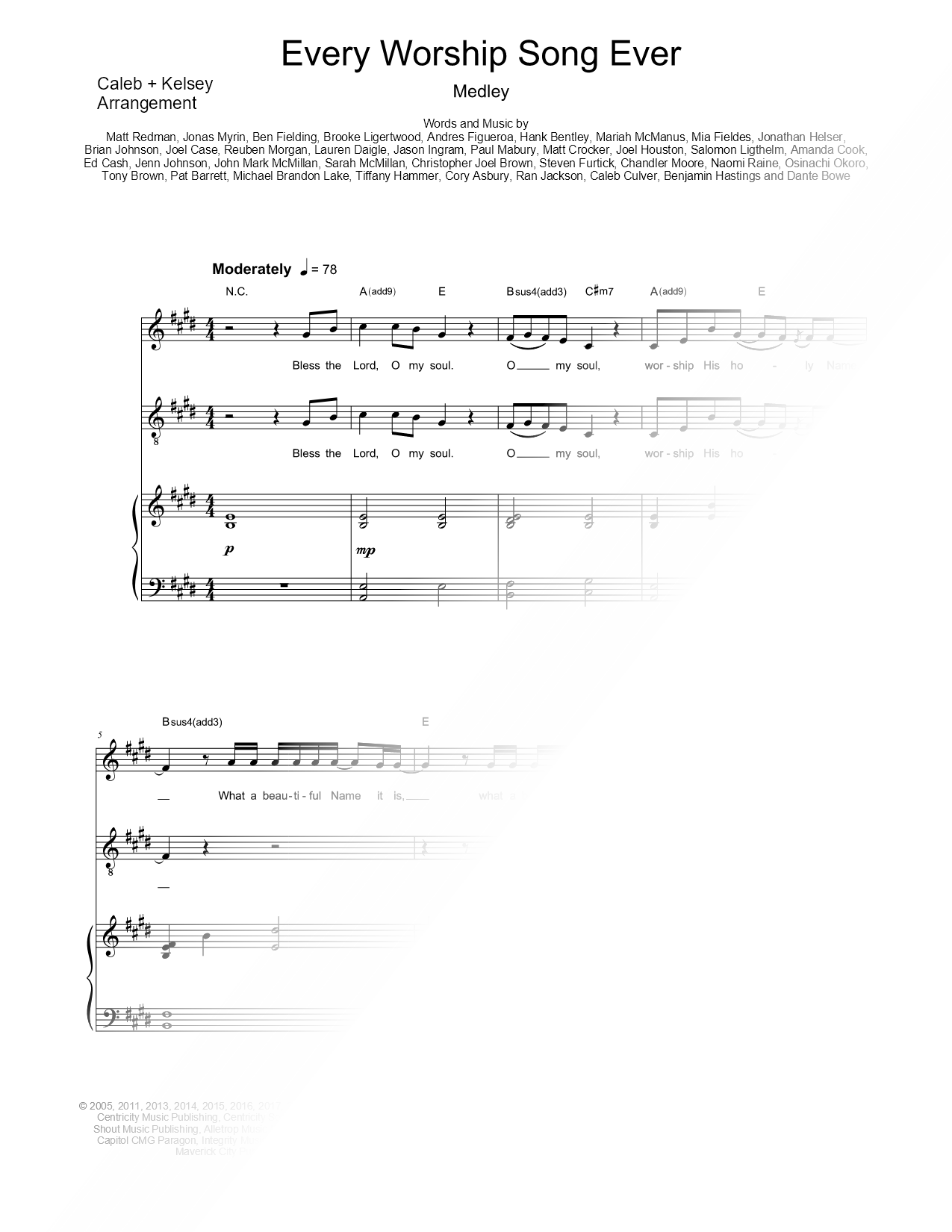 Every Worship Song Ever (Medley)