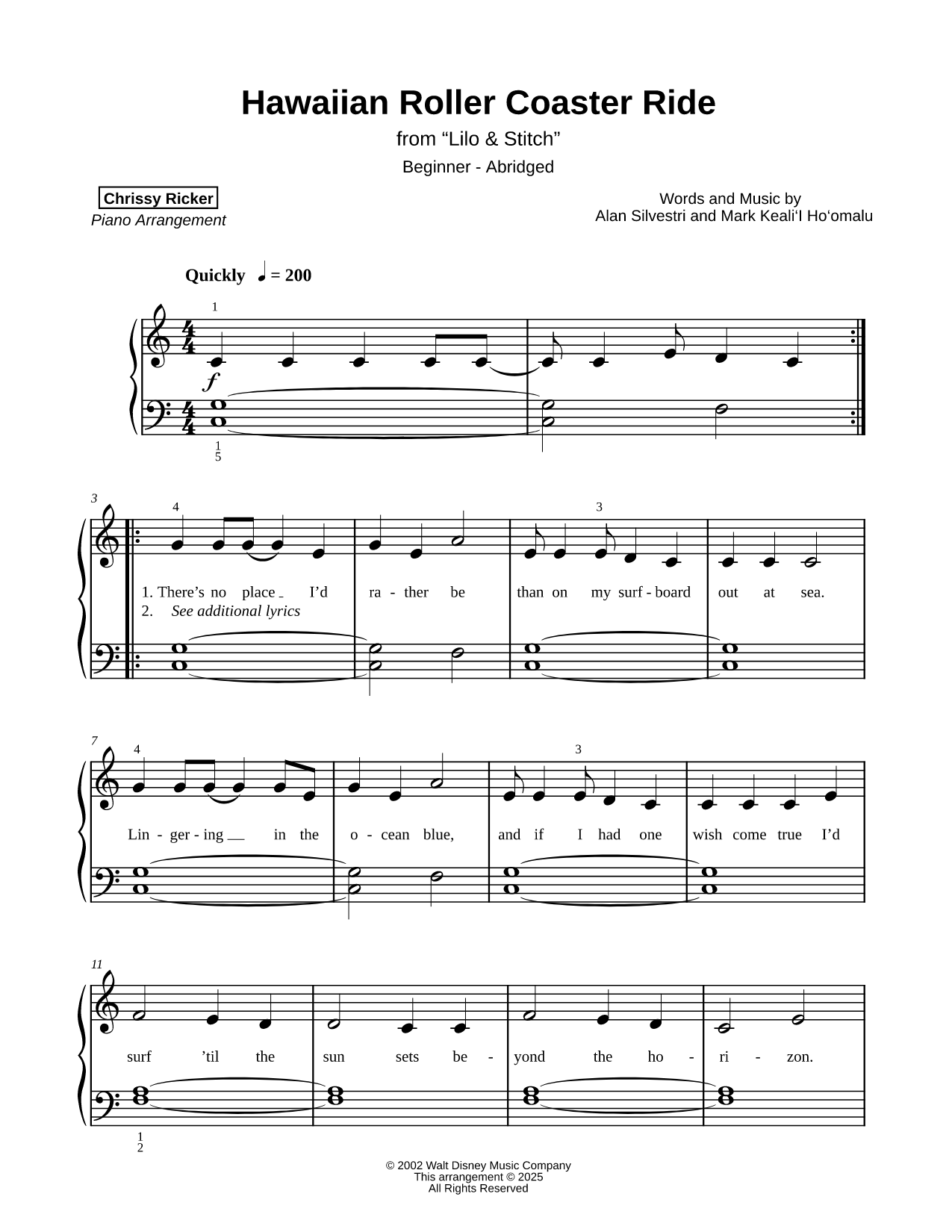 Hawaiian Roller Coaster Ride [beginner - abridged]
