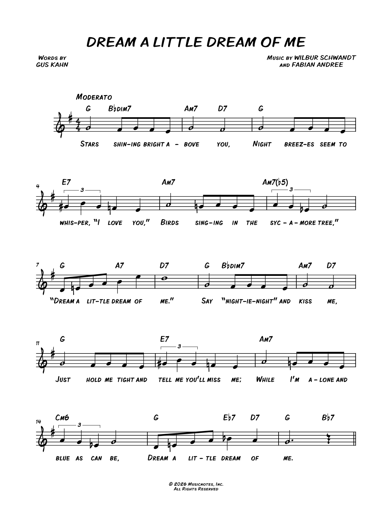 Dream a Little Dream of Me
