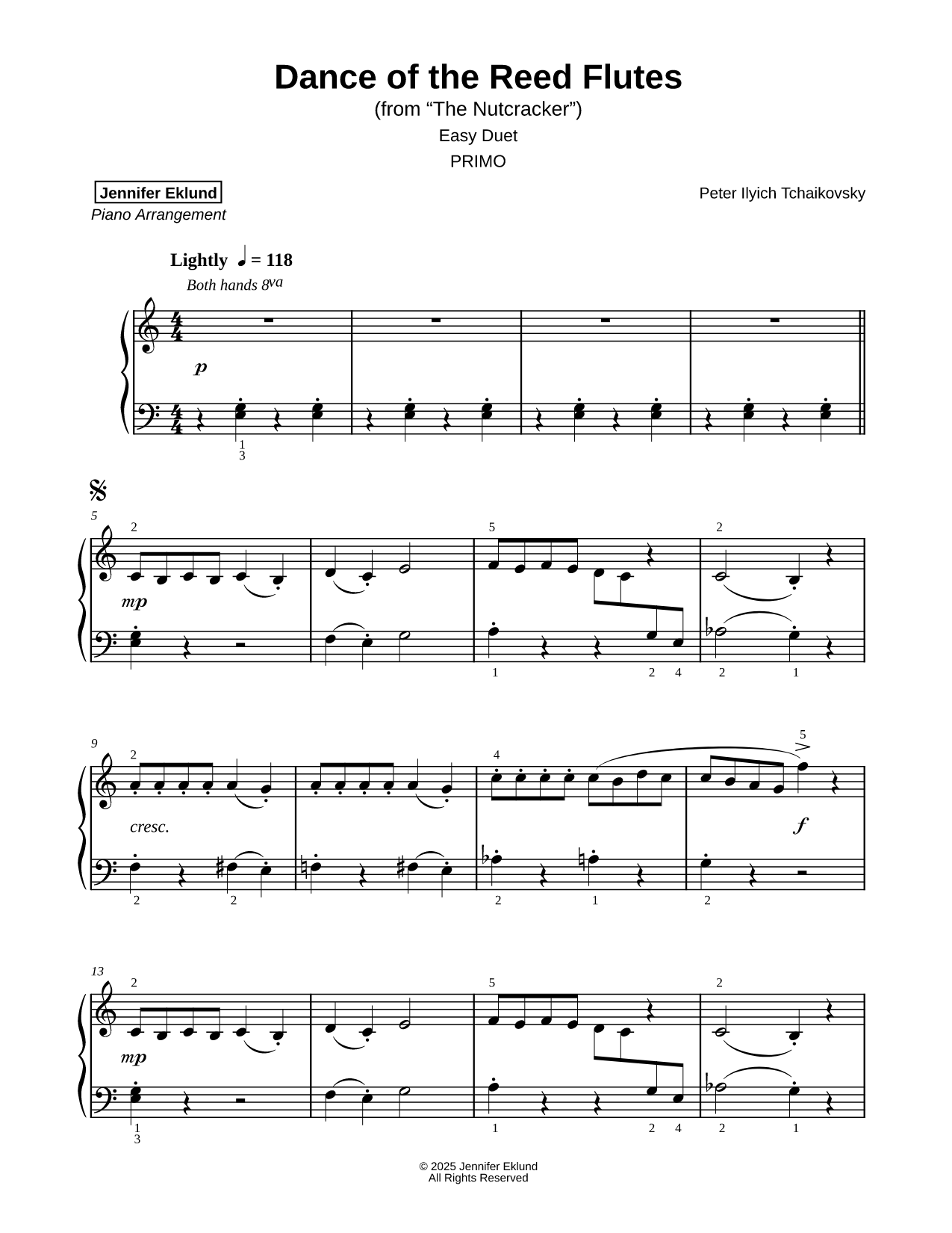 Dance of the Reed Flutes [easy]
