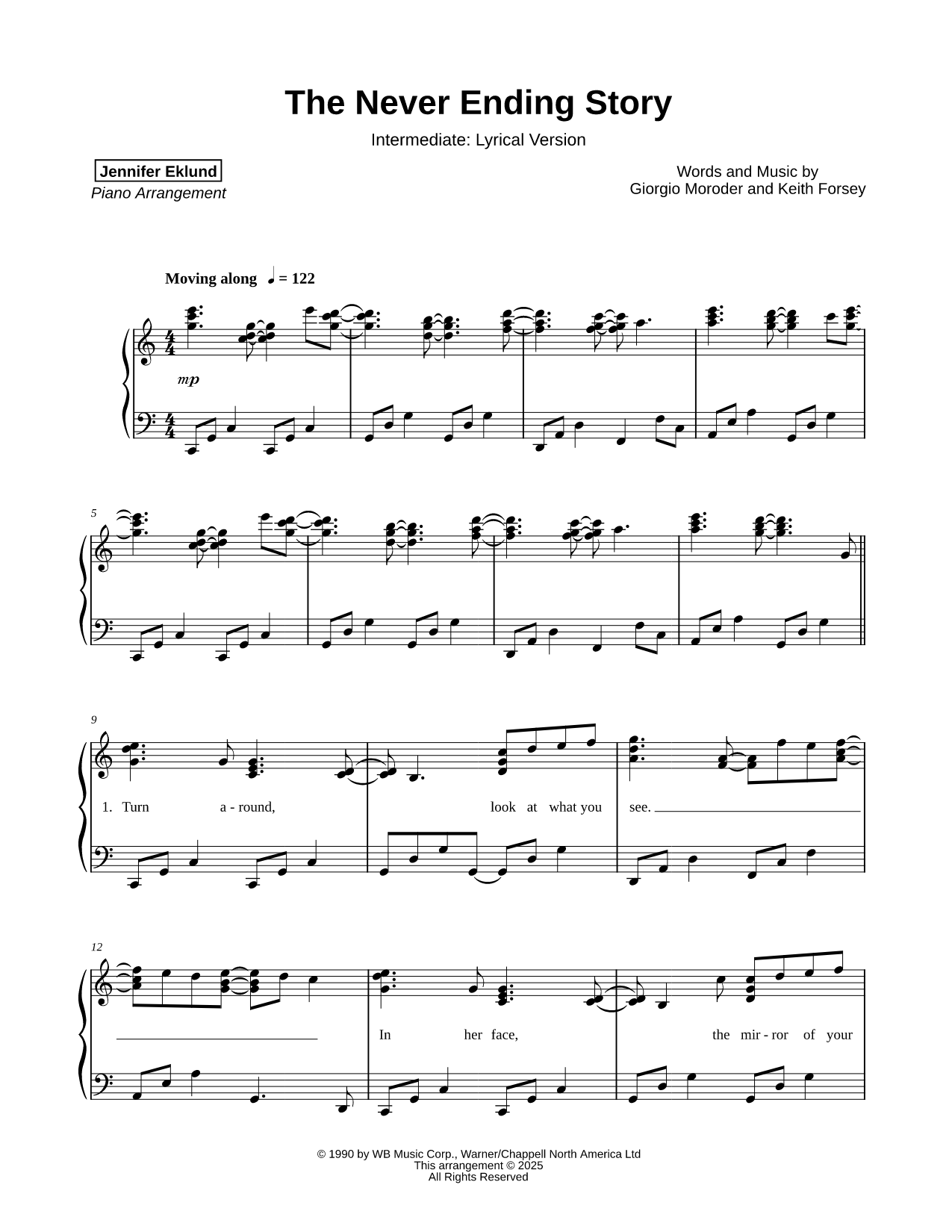 The Never Ending Story [intermediate - lyrical]