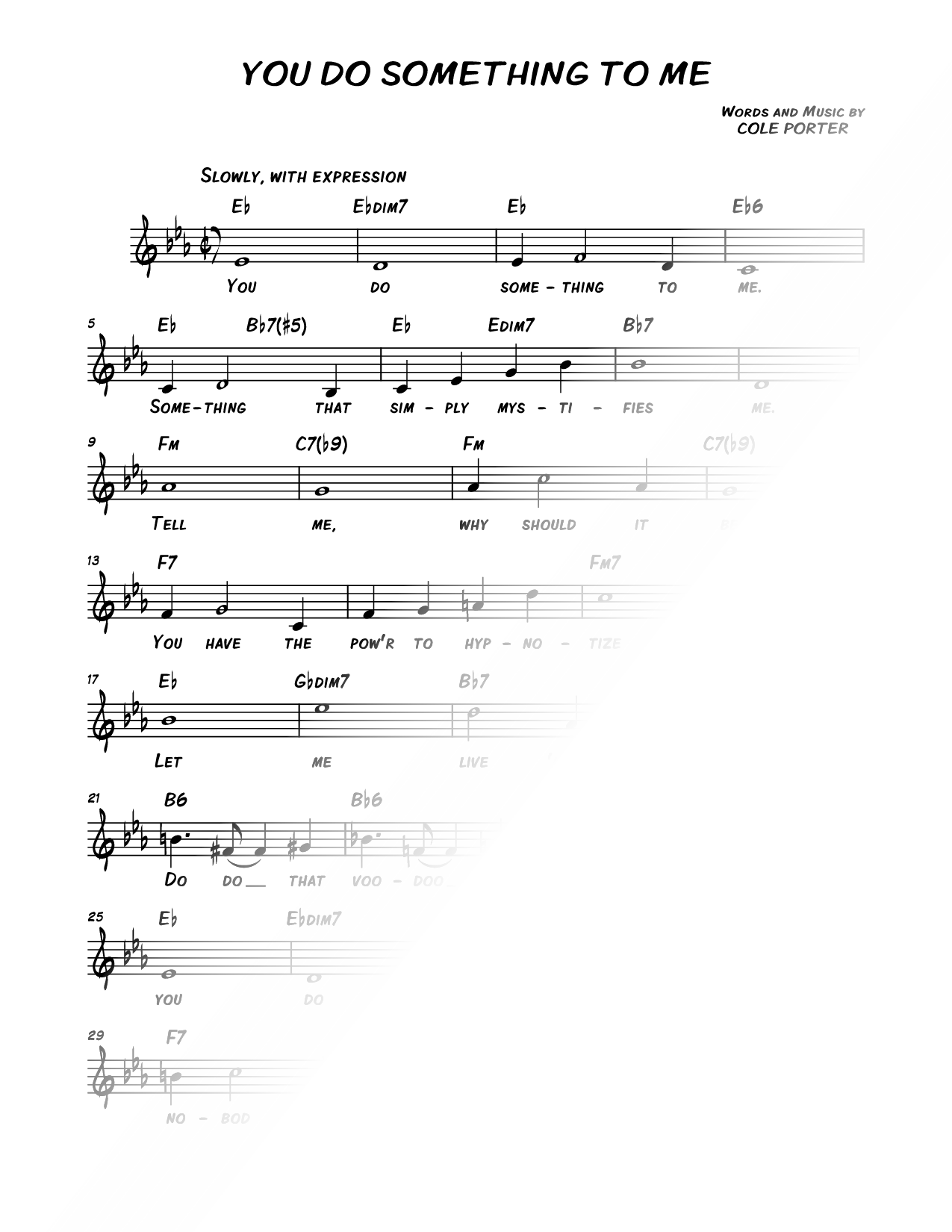 You Do Something to Me [chorus only]
