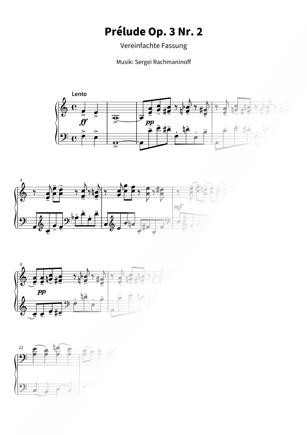 Prelude in C# Minor, Op.3, No.2