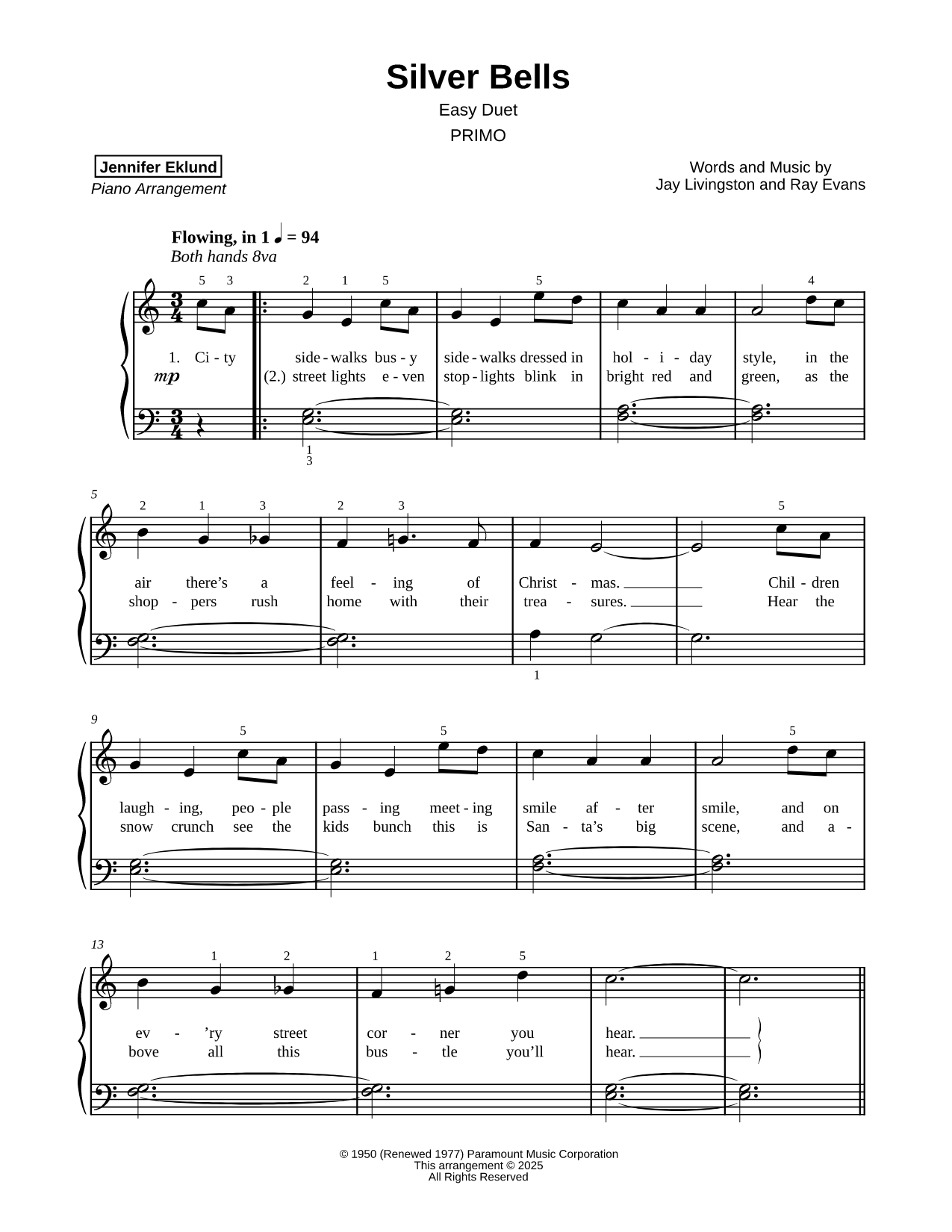 Silver Bells [easy]